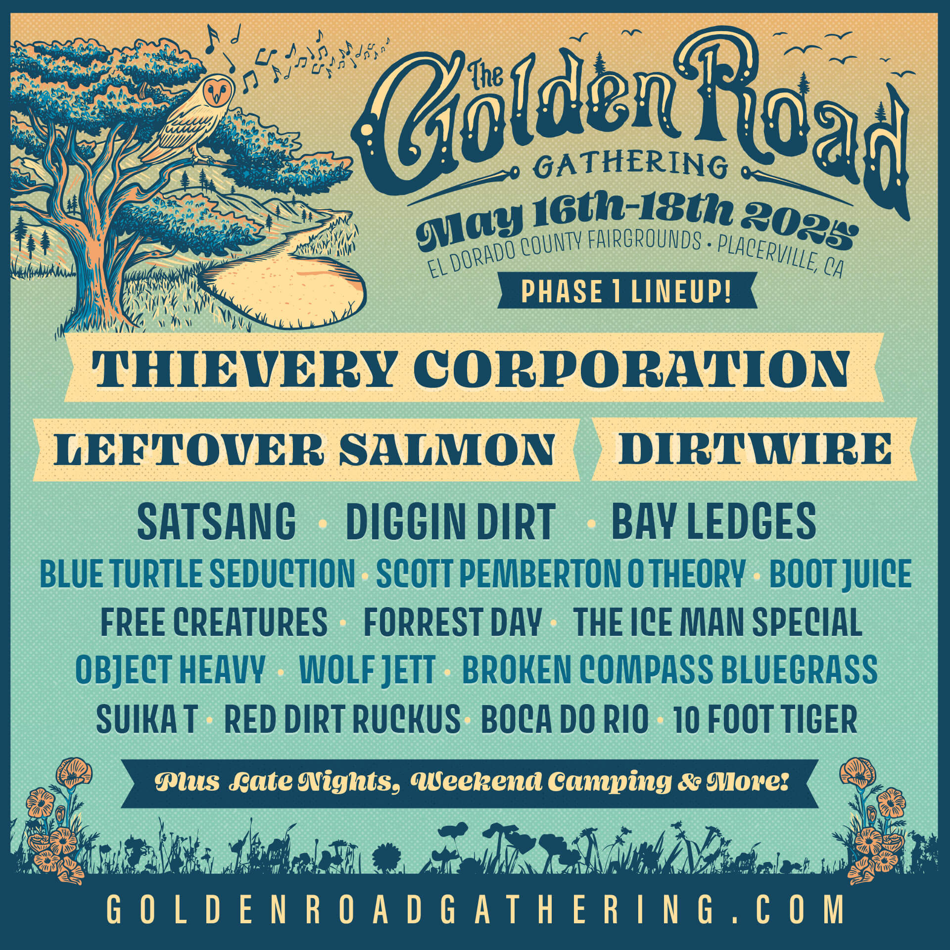 Golden Road Gathering 2025 Announces Initial Artist Lineup & Tickets Now On Sale