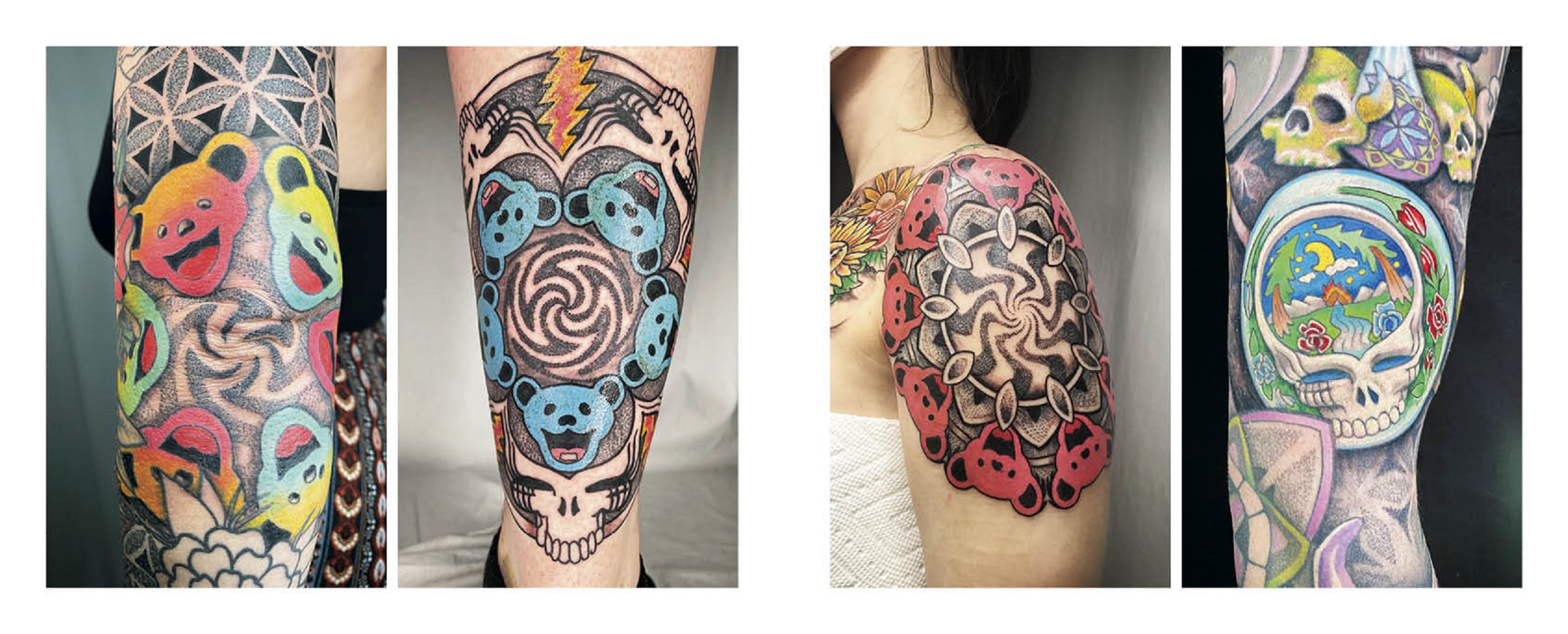 Gratefully Tattooed: A Visual Journey of Grateful Dead-Inspired Body Art