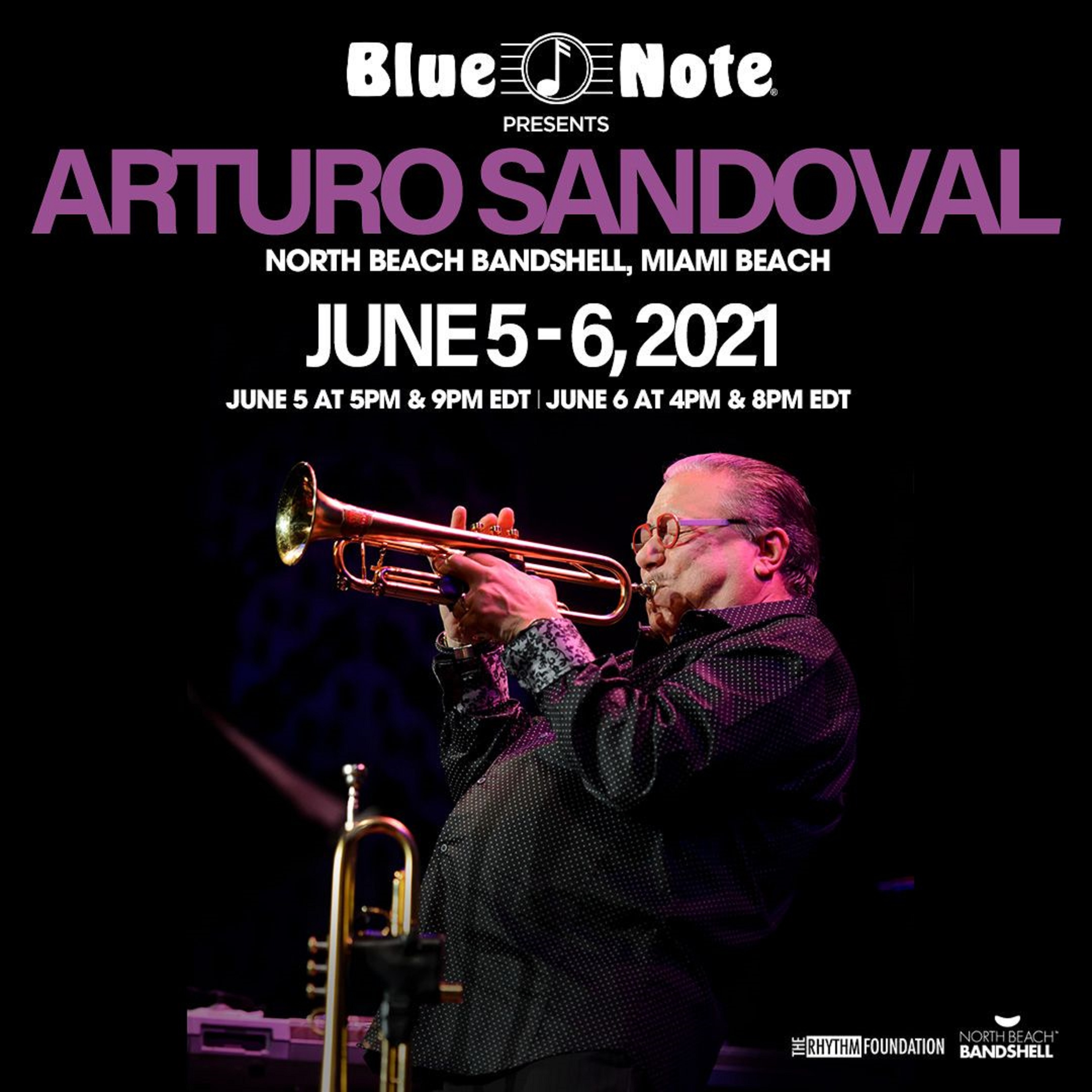 Blue Note Jazz Club + The Rhythm Foundation Present Arturo Sandoval, Robert Glasper and more!