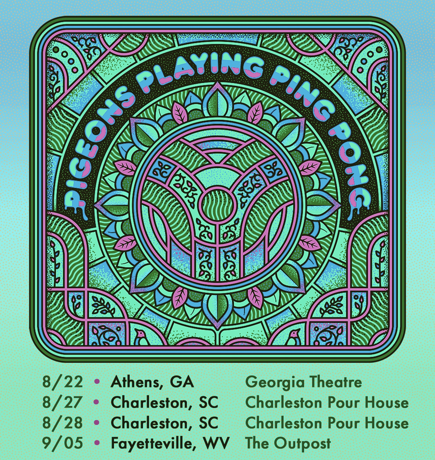 Pigeons Playing Ping Pong Announce Four-Show August/September Southeast Run