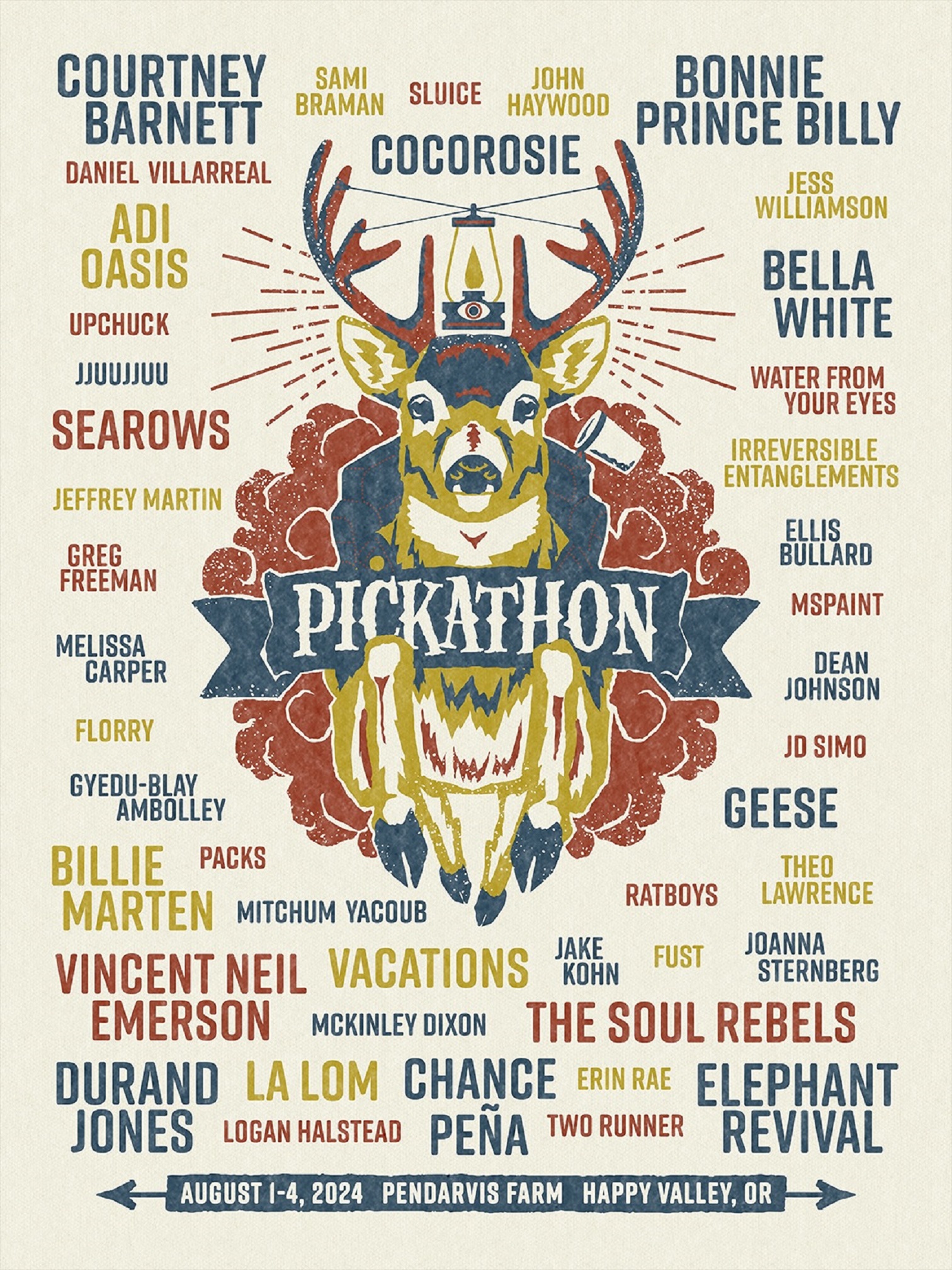 Pickathon Music Festival's 2024 Artist Lineup