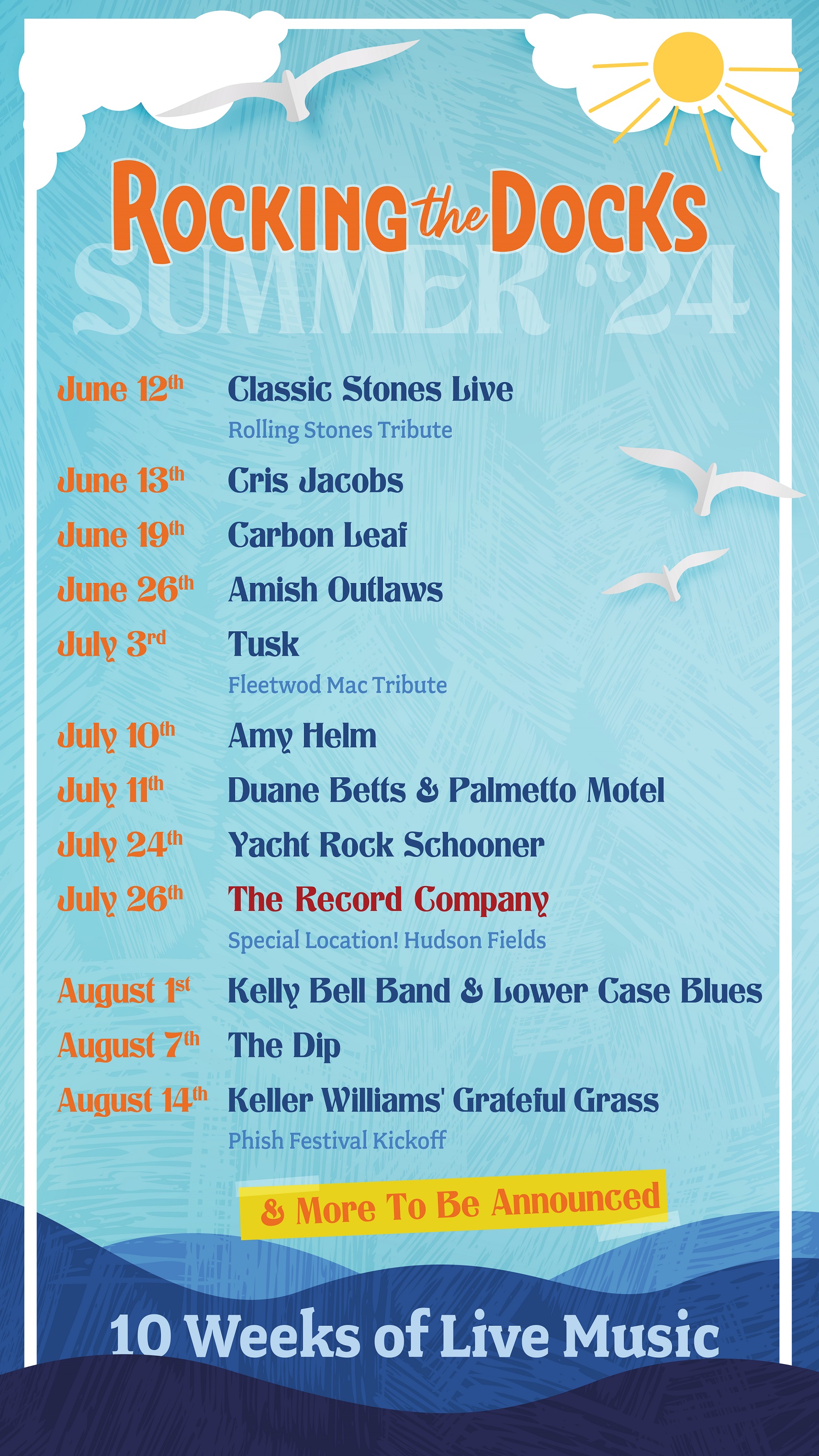Lewes Concert Series is Back with a Spectacular Lineup and Stunning Sunsets!