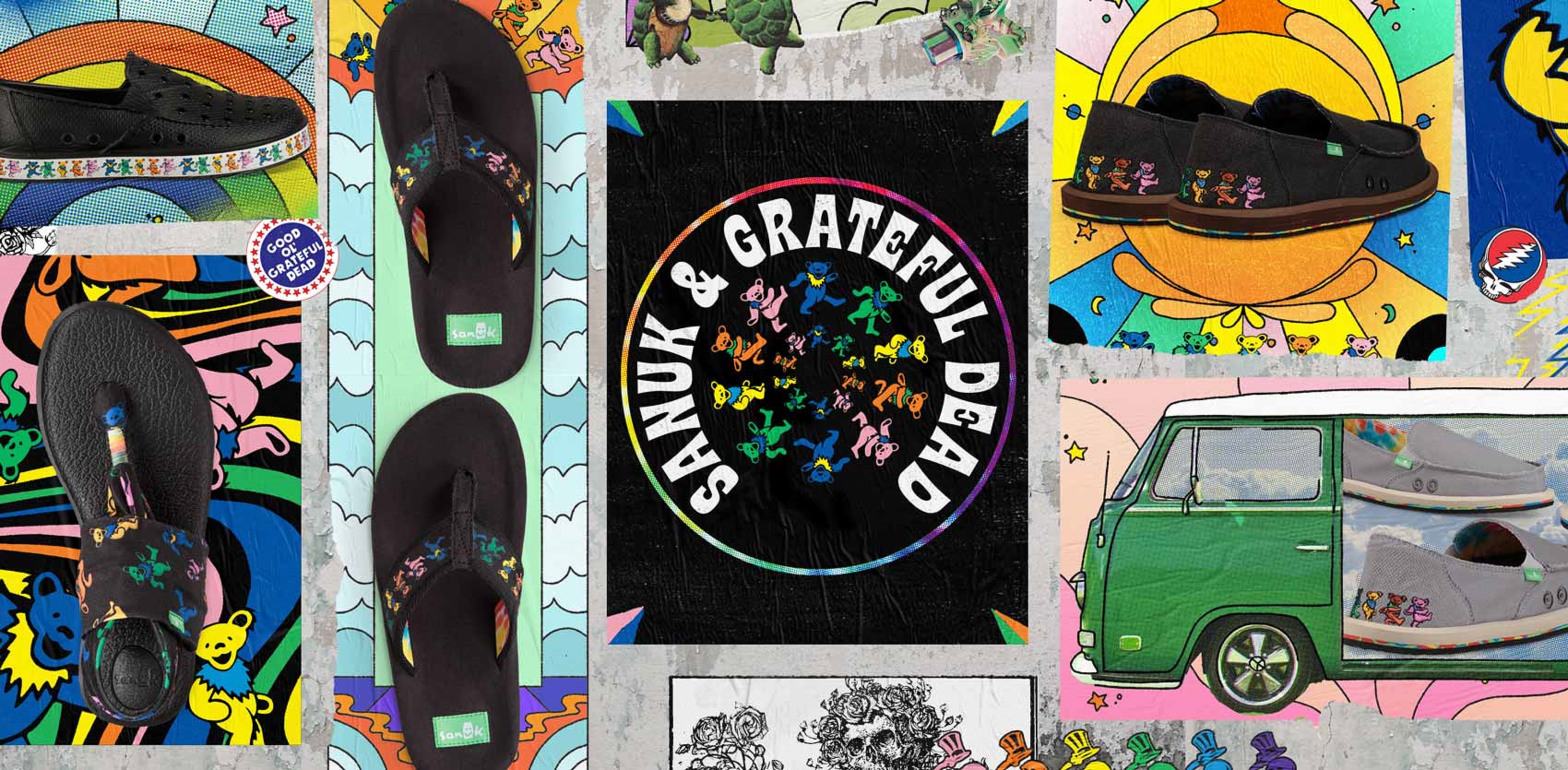 Sanuk Launches 3rd Grateful Dead Collection