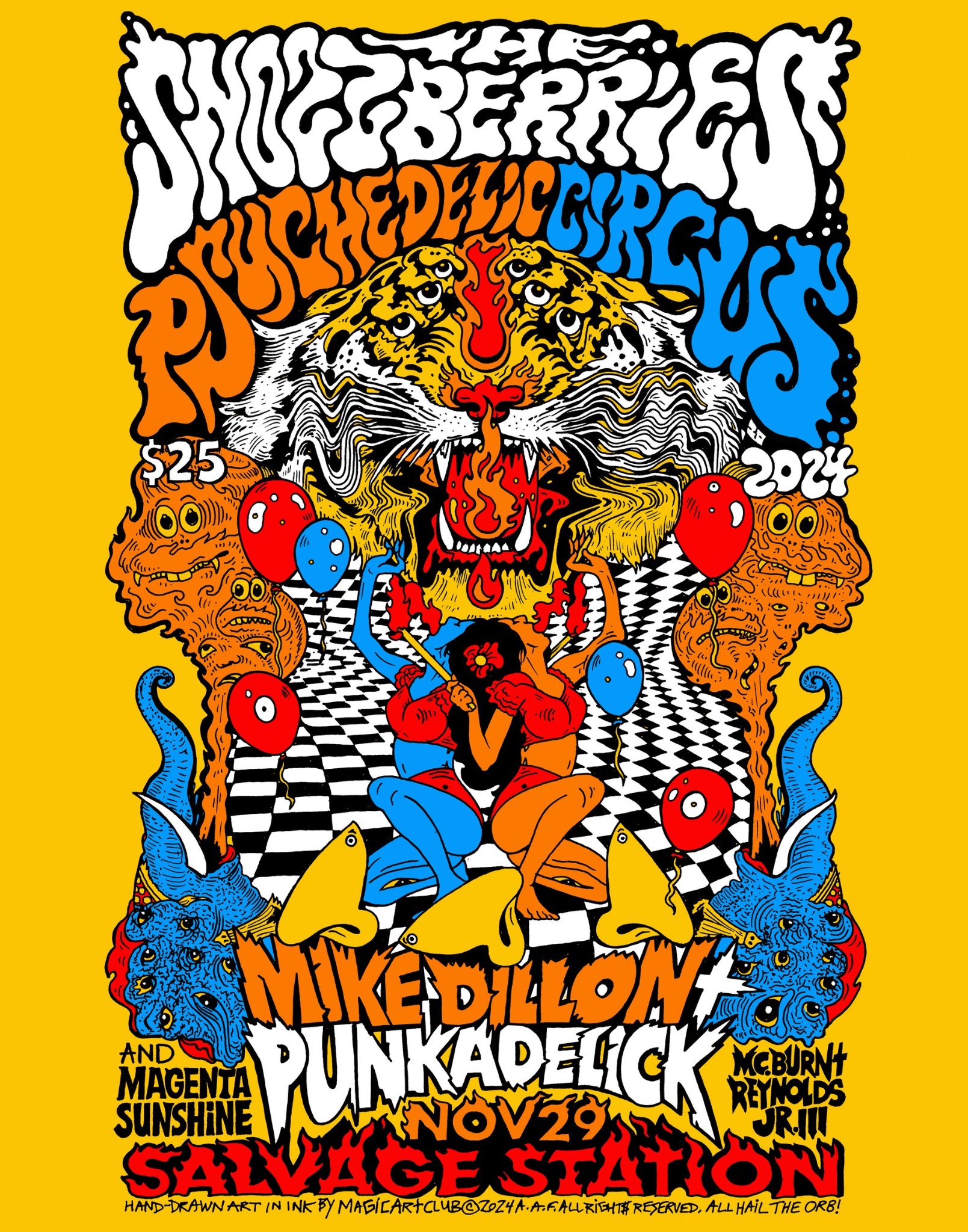 The Snozzberries Announce Fourth Annual Psychedelic Circus Event