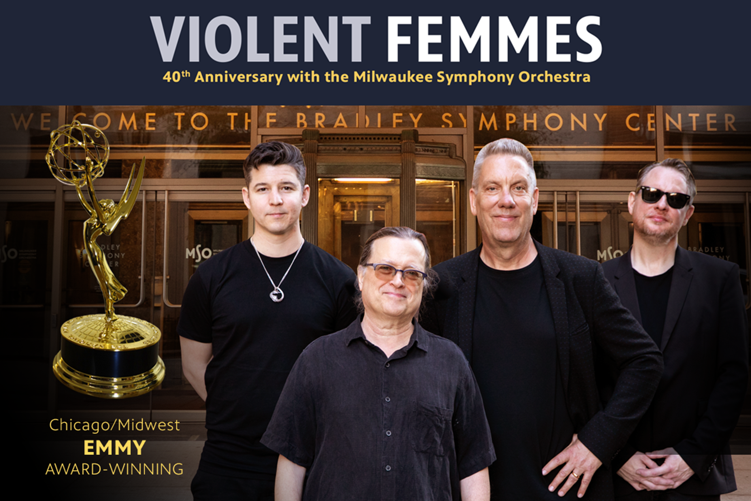 Violent Femmes: 40th Anniversary with the Milwaukee Symphony Orchestra to Premiere Nationally on PBS Tonight