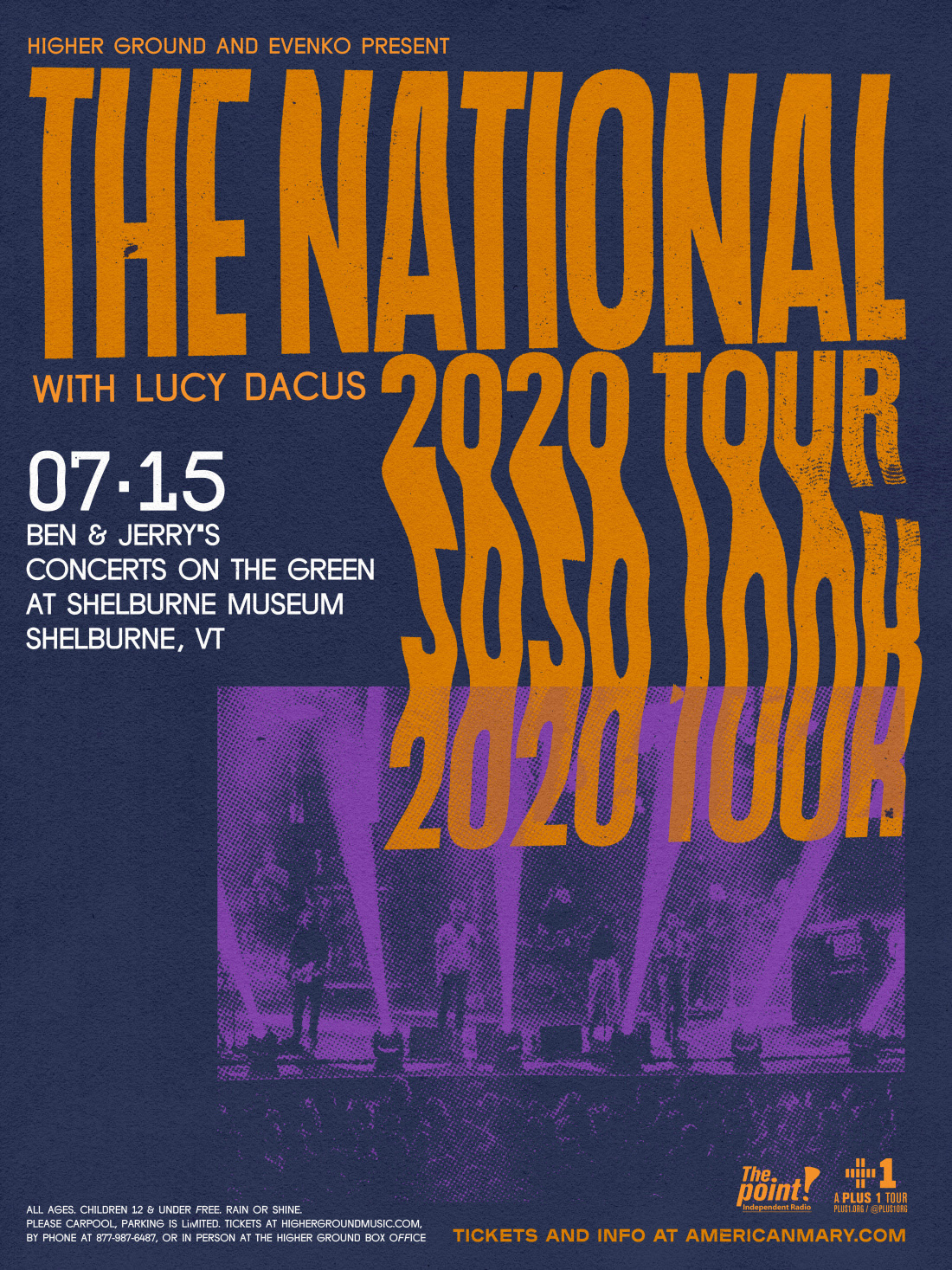  The National on July 15th at Shelburne Museum