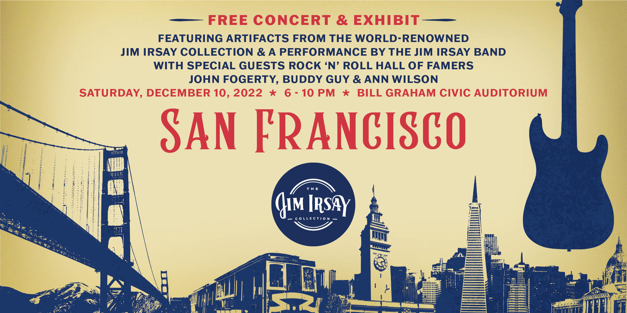 The Jim Irsay Collection and Band are Coming To San Francisco