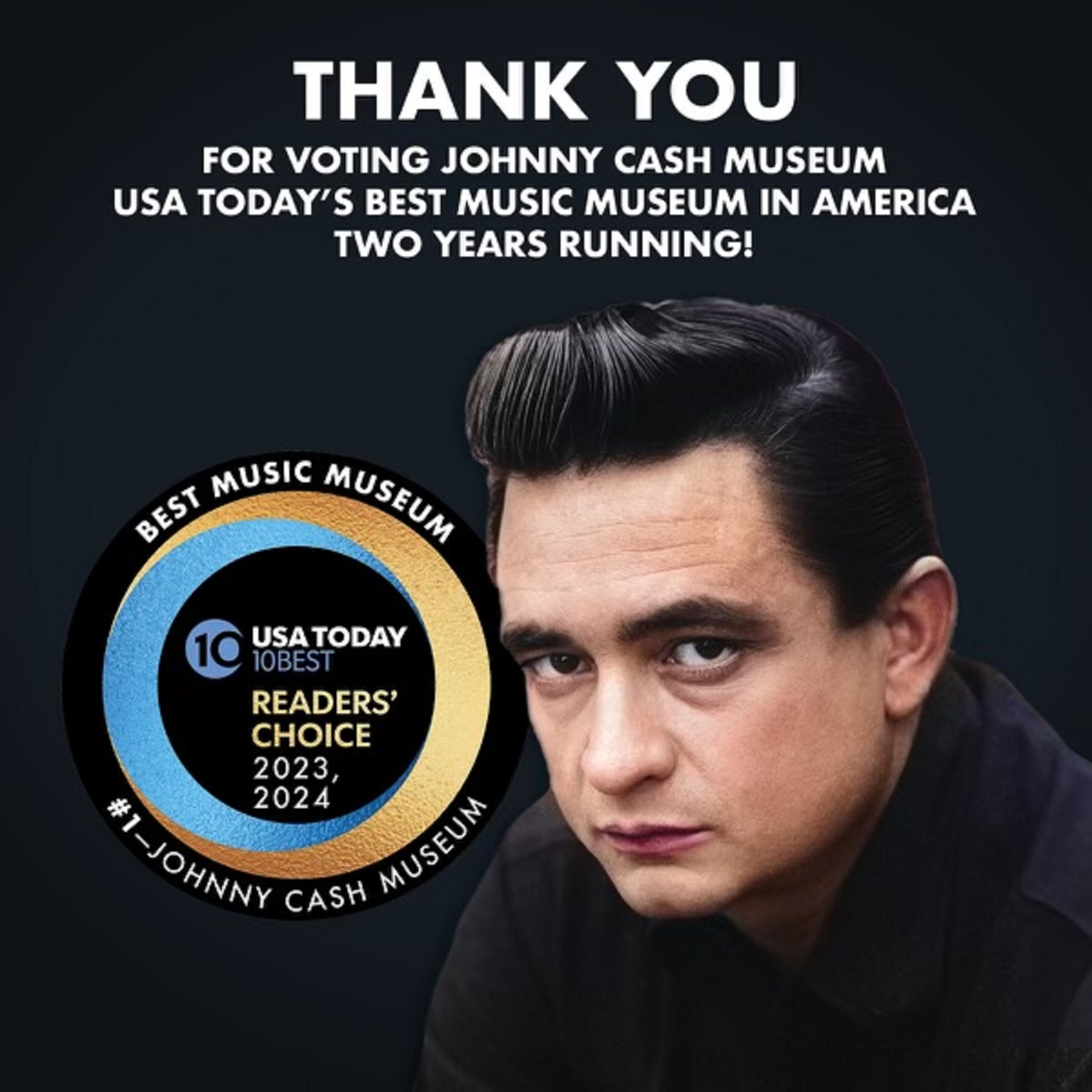 Johnny Cash Museum Clinches BackToBack Victory As Best Music Museum