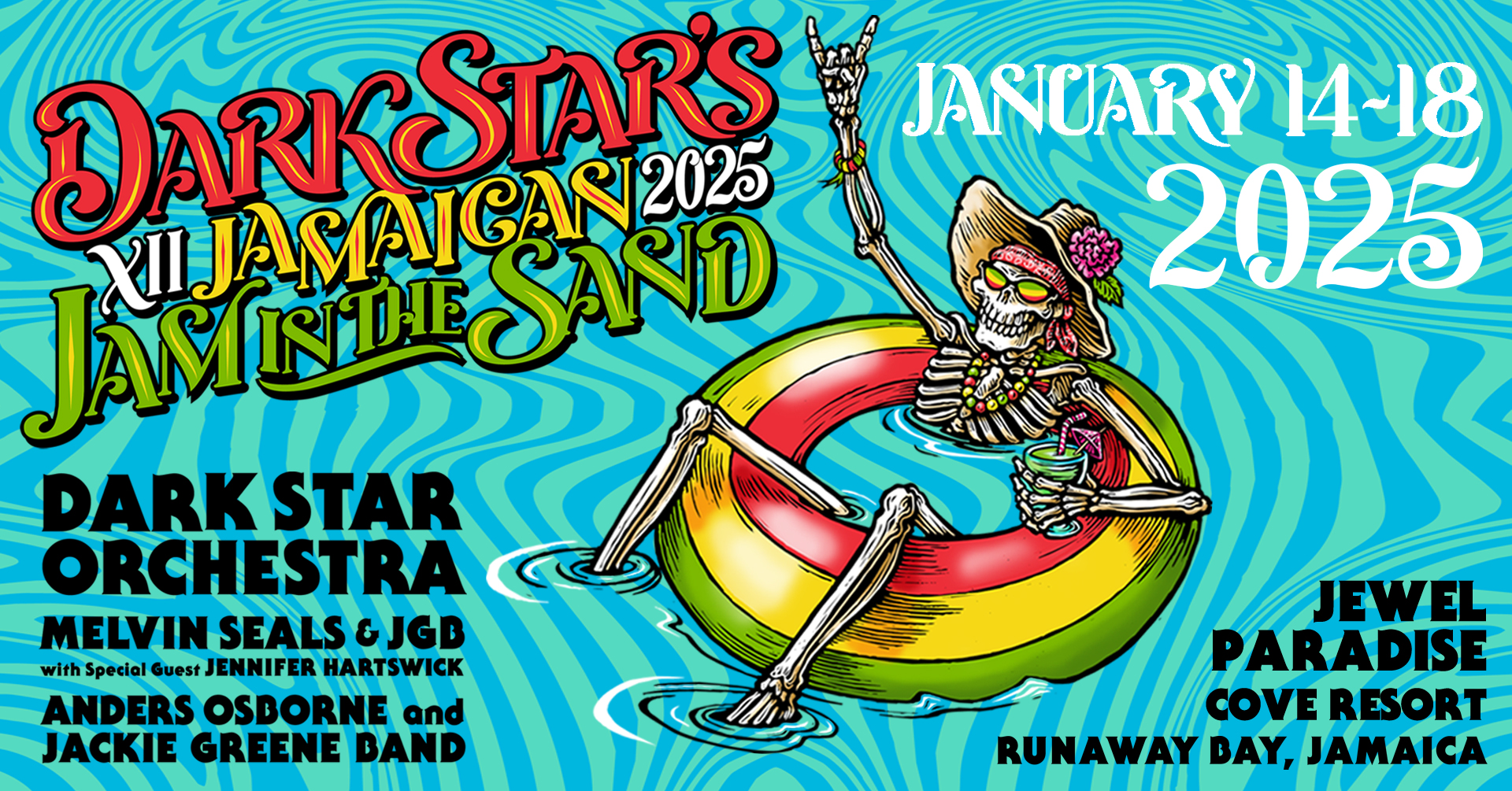 Dark Star Orchestra Returns to Jamaica for Jam in the Sand XII