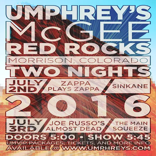 Umphrey's McGee Announces 2 Red Rocks Shows!
