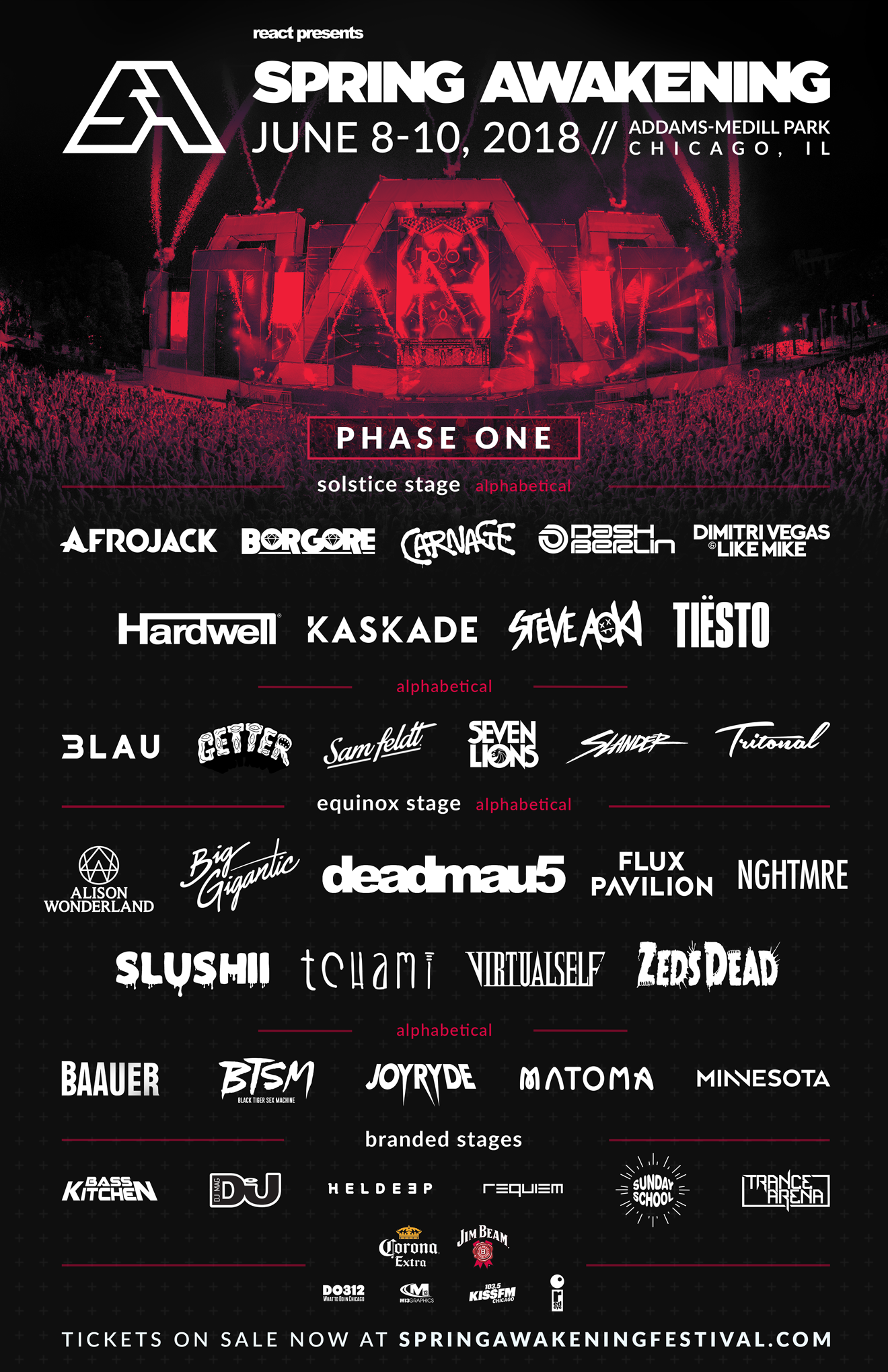 Spring Awakening Music Festival Announces First Wave of Artists