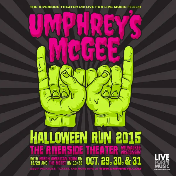Umphrey's McGee Halloween tixs on sale now