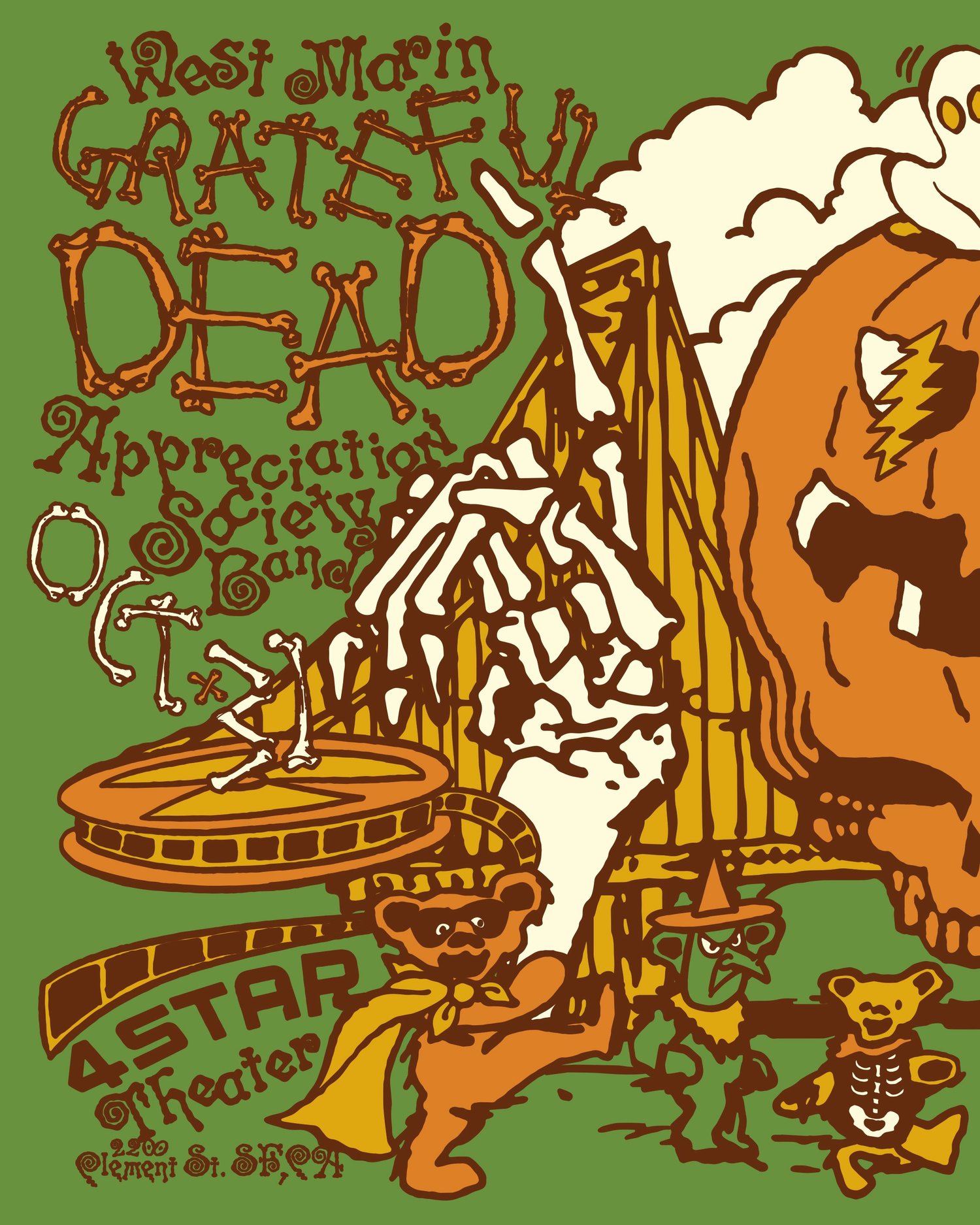 West Marin Grateful Dead Appreciation Society Band Live in SF on Halloween