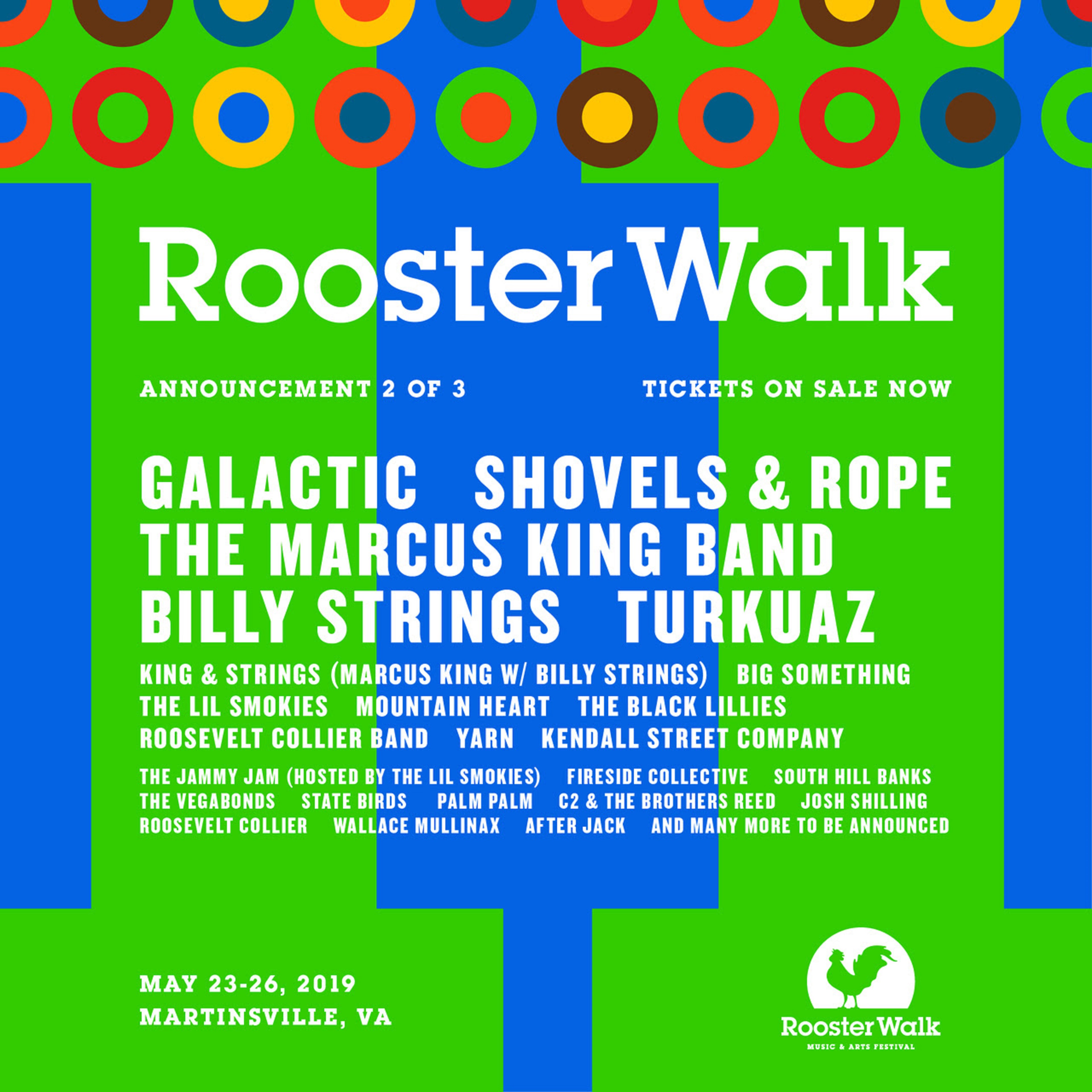Rooster Walk Reveals 11th Annual Lineup
