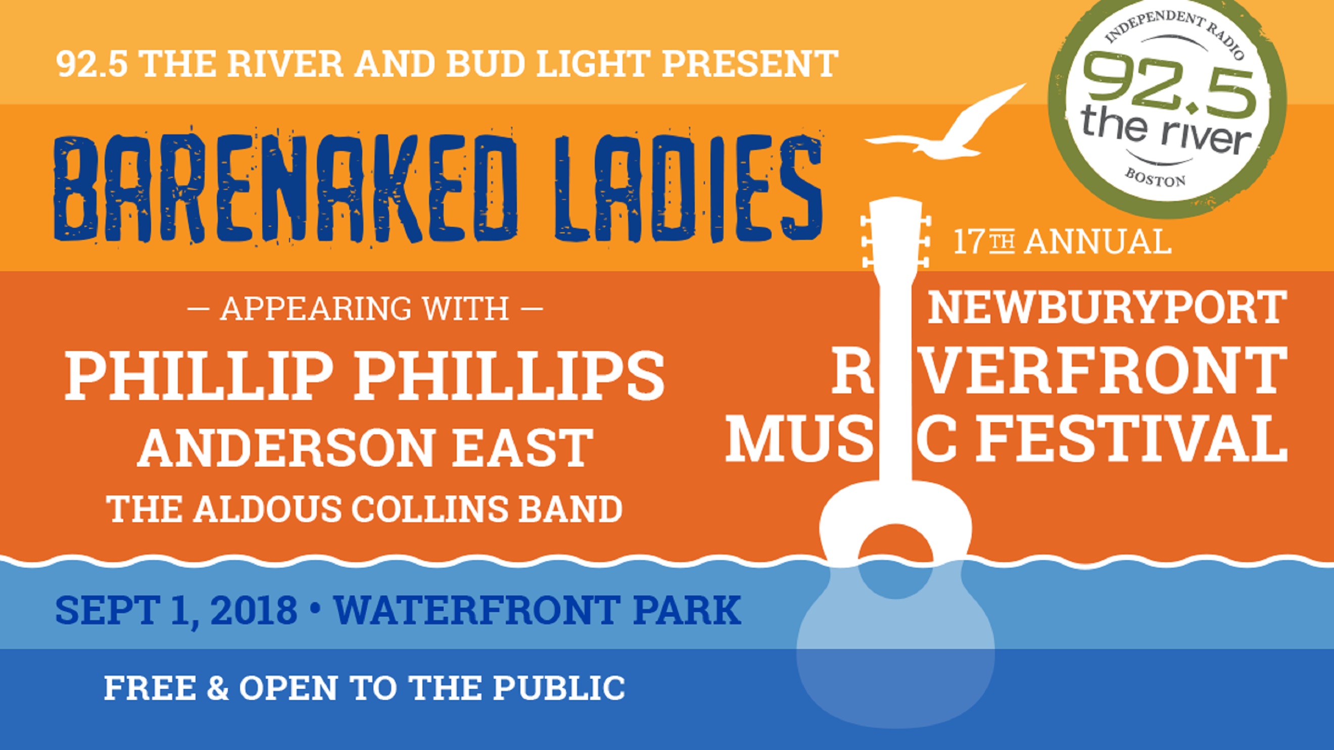 Barenaked Ladies to headline The River’s Free 17th Annual Newburyport Riverfront Music Festival