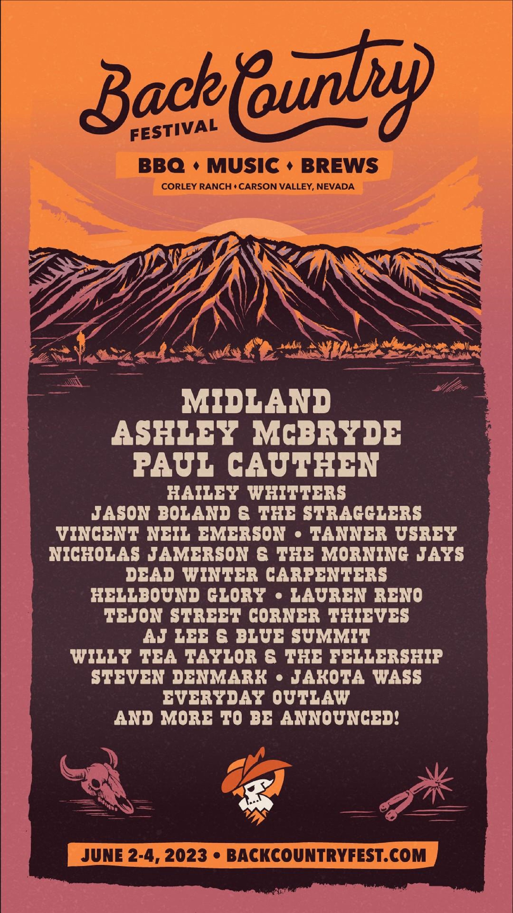 BACKCOUNTRY FESTIVAL ANNOUNCES STELLAR ARTIST LINEUP FOR INAUGURAL