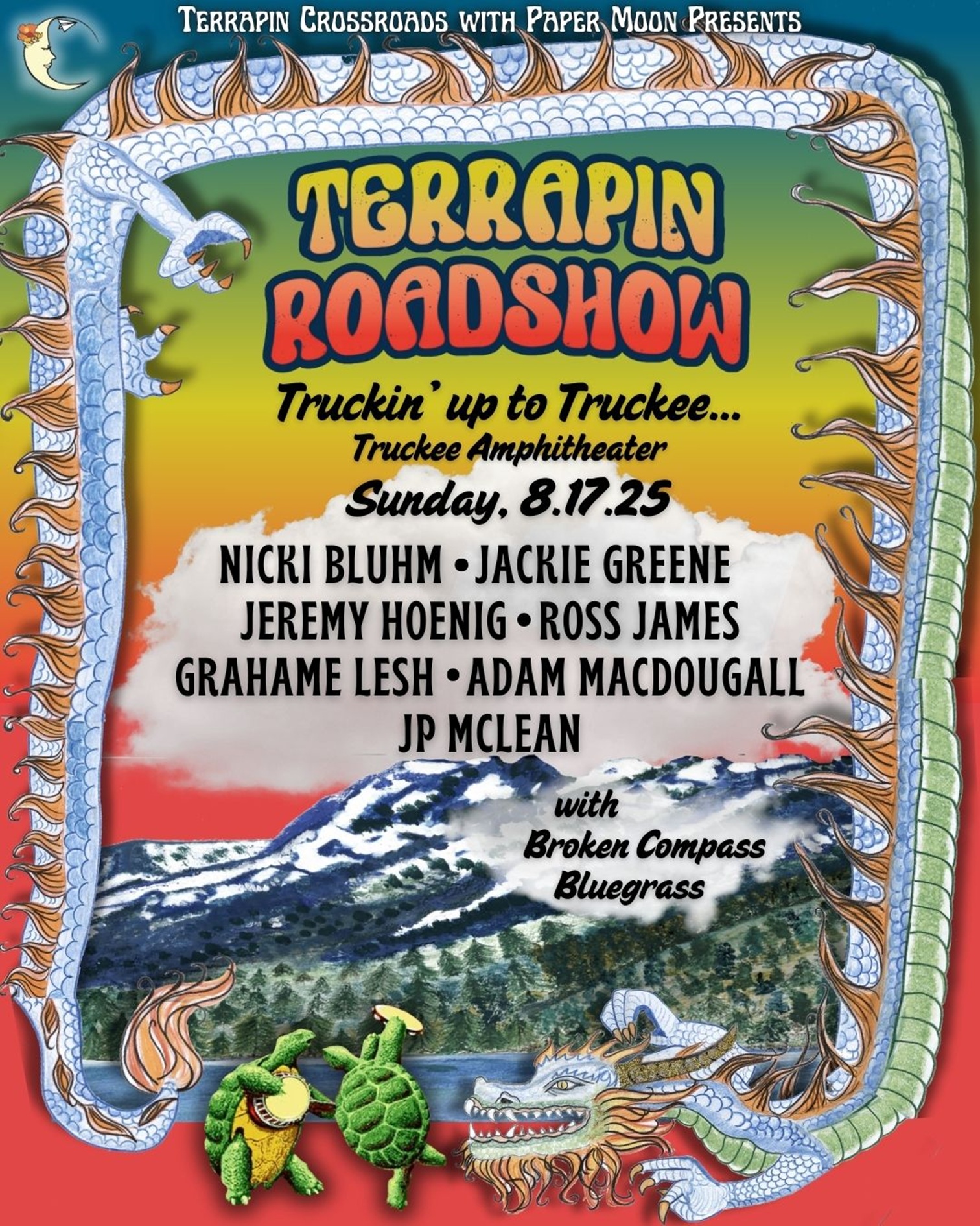 Terrapin Roadshow's Grand Finale: Jackie Greene & Nicki Bluhm Join Grahame Lesh and Others in Truckee on August 17