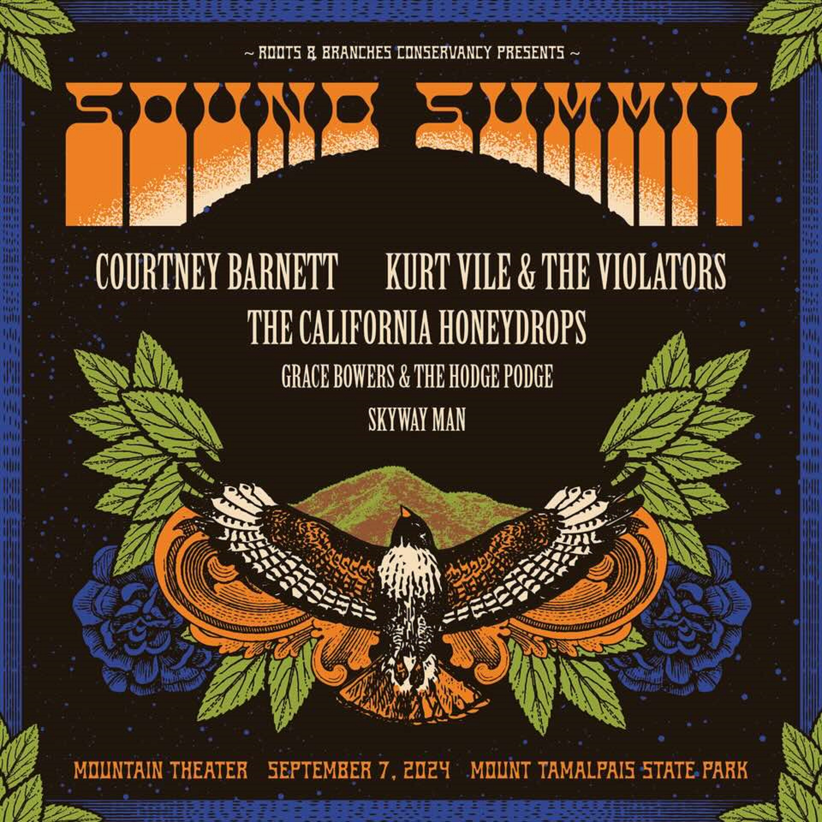 Sound Summit Announces Lineup and Details for Annual Mount Tam Celebration, Saturday, September 7
