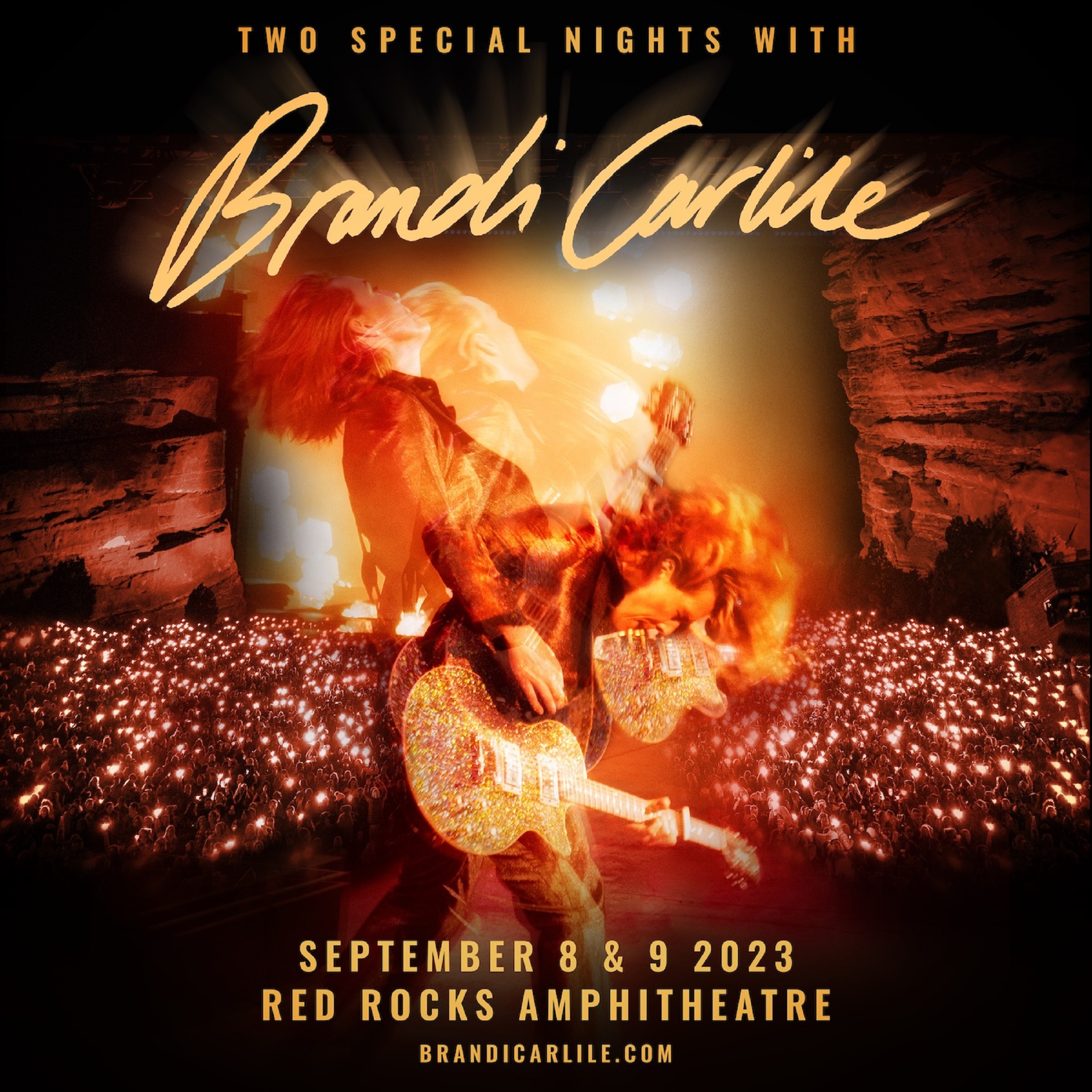 BRANDI CARLILE CONFIRMS TWO NIGHTS AT RED ROCKS AMPHITHEATRE ON