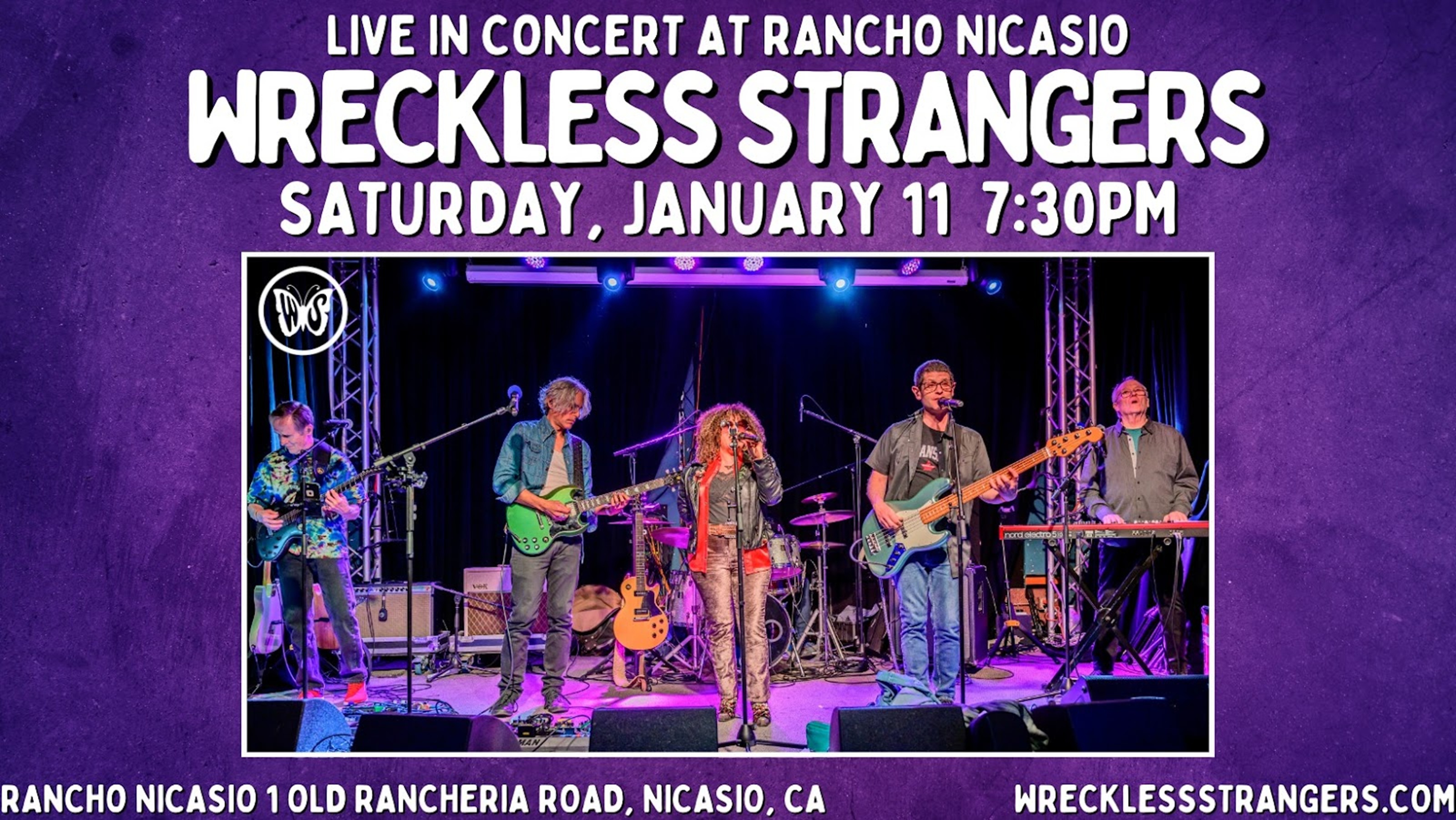 Wreckless Strangers Kick off 2025 with a High-Energy Dinner Show at West Marin’s Rancho Nicasio on Saturday, January 11