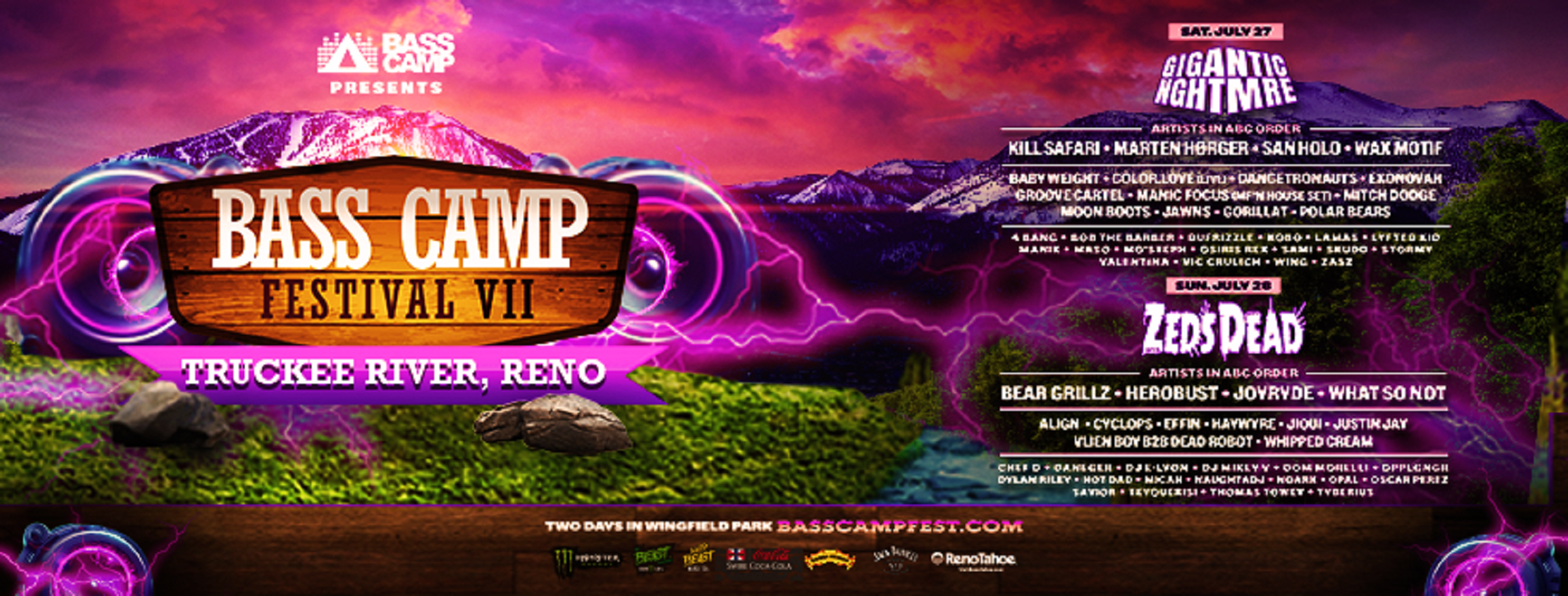 BASS CAMP FESTIVAL ANNOUNCES FINAL LINEUP, ARTISTS-BY-DAY AND SCHEDULE