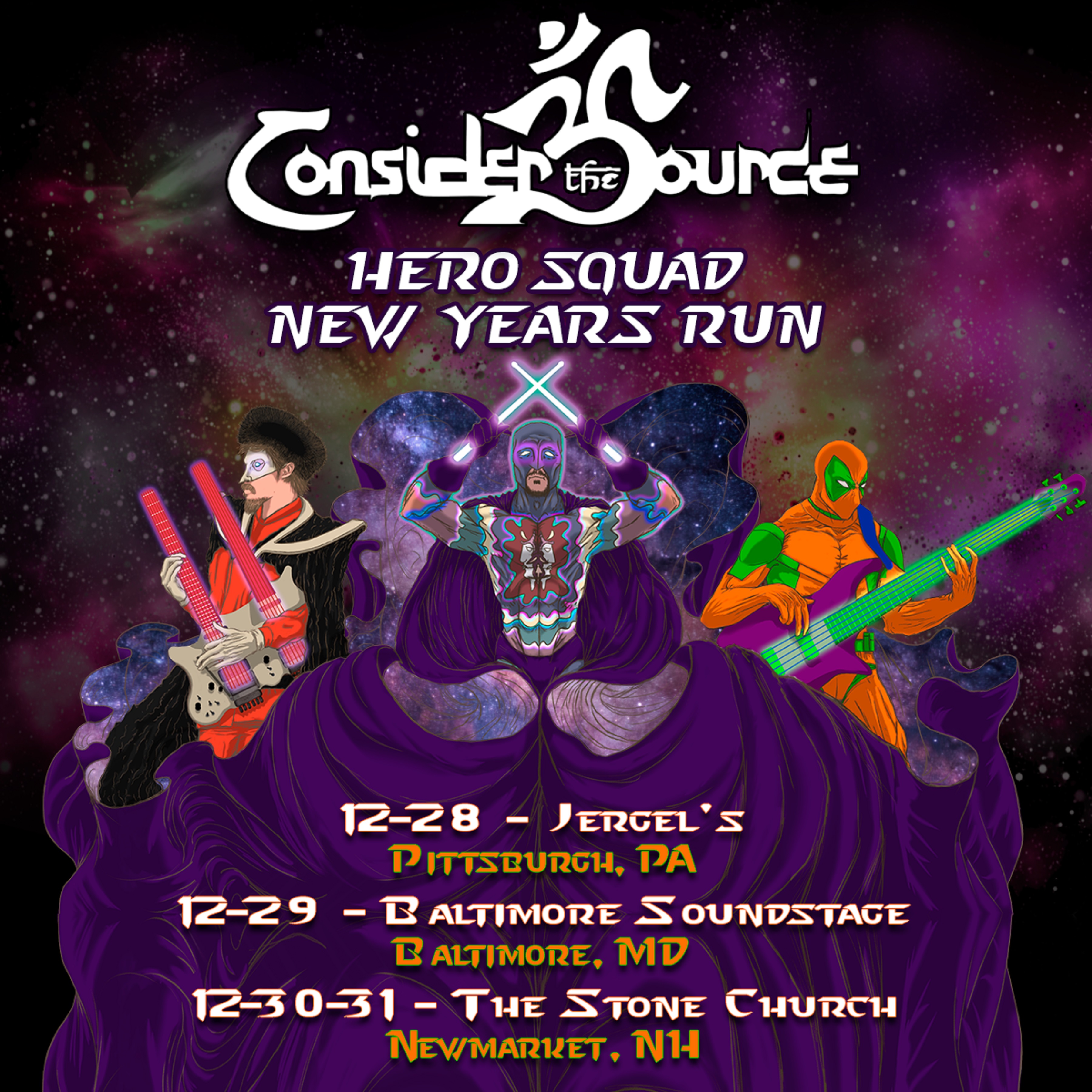 Consider the Source Announces Hero Squad New Year's Run