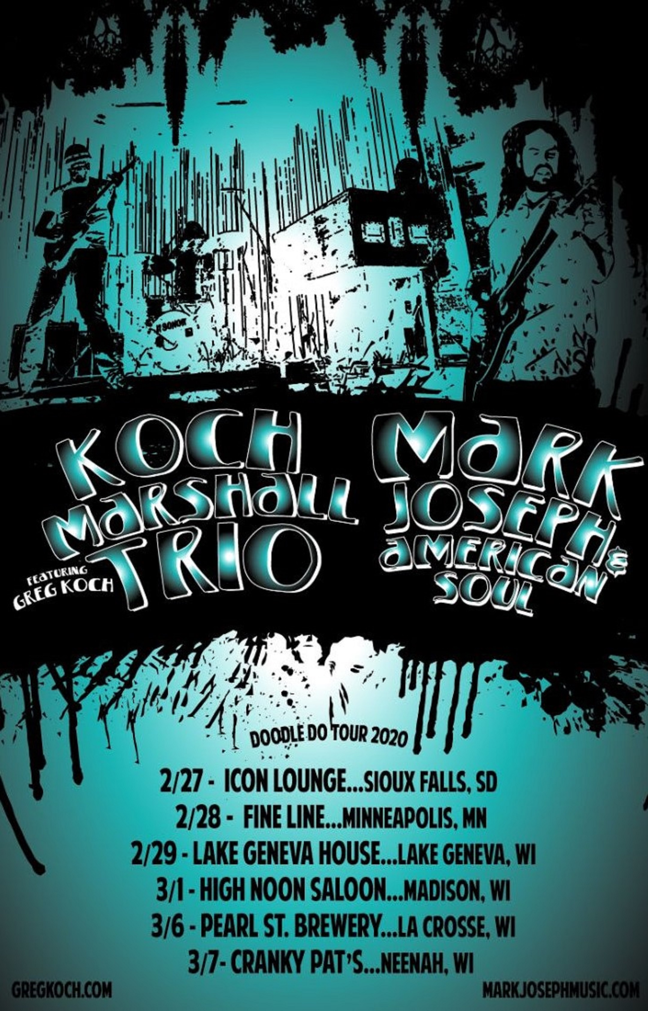 Koch-Marshall Trio and Mark Joseph & American Soul on Tour