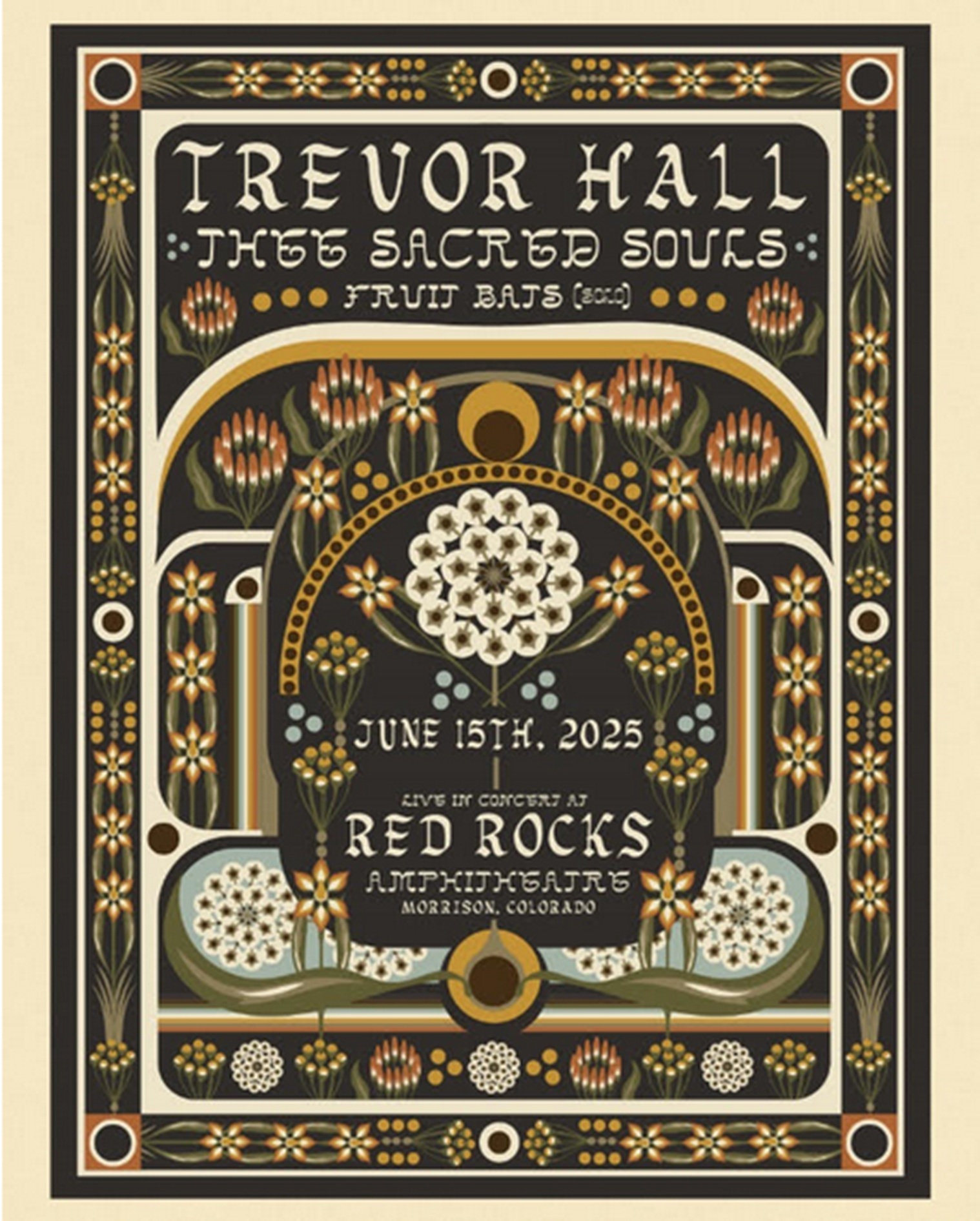 TREVOR HALL HEADLINES RED ROCKS AMPHITHEATRE WITH SPECIAL GUESTS THEE SACRED SOULS AND FRUIT BATS (SOLO) ON JUNE 15, 2025