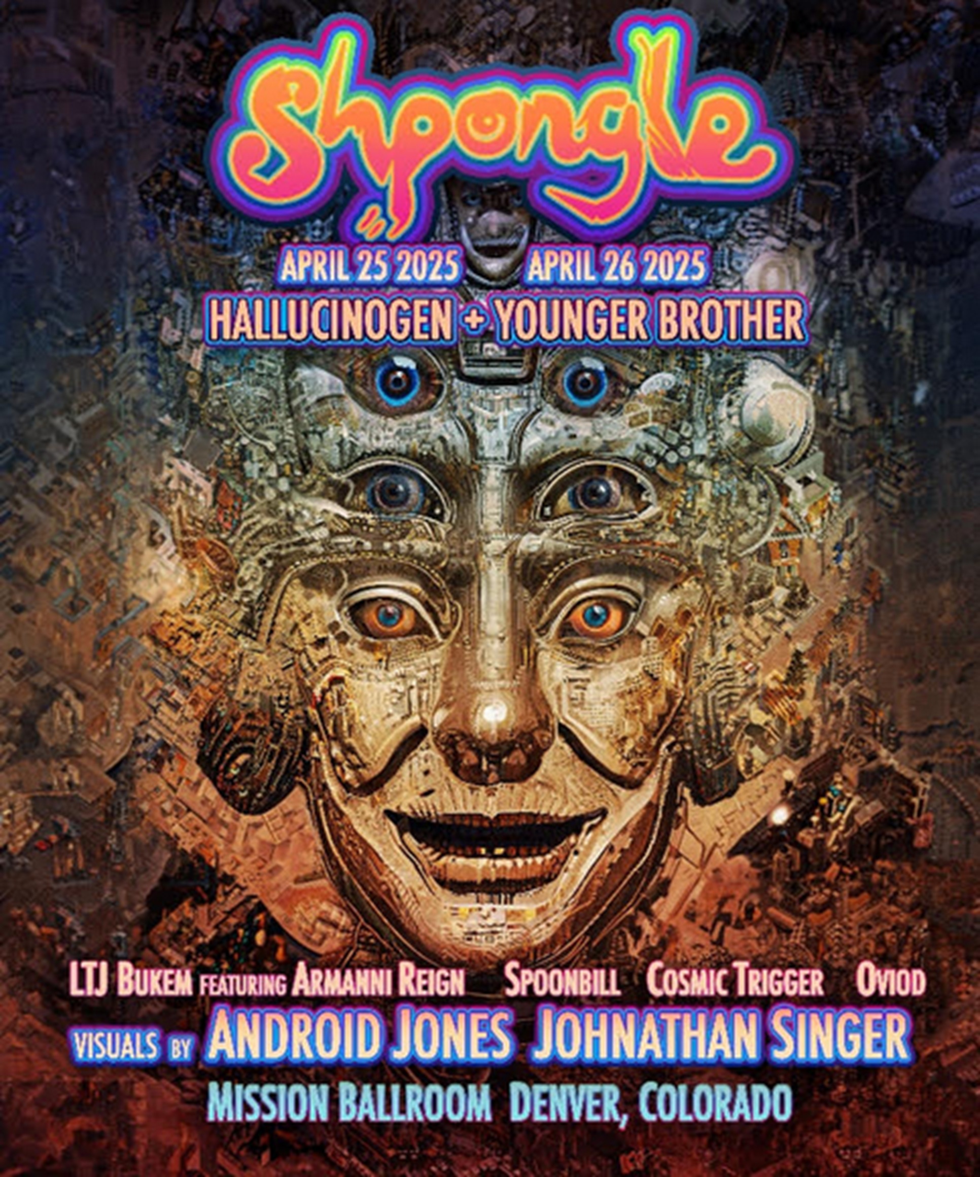 SHPONGLE ANNOUNCES TWO-NIGHT PSYCHEDELIC EXTRAVAGANZA AT MISSION BALLROOM