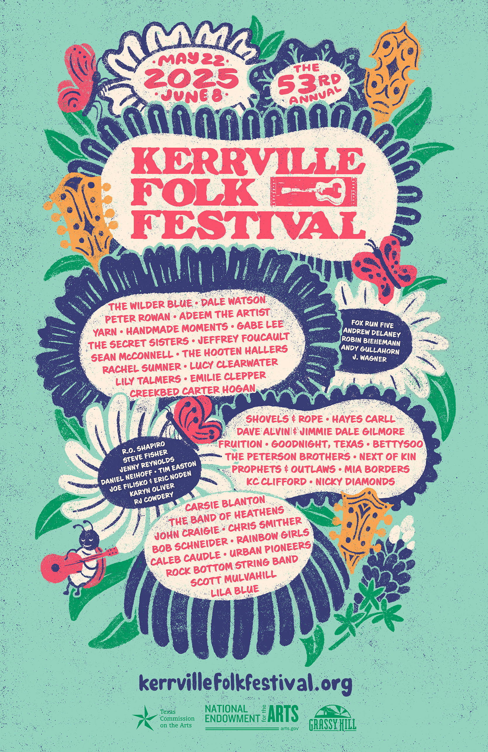 53rd Annual Kerrville Folk Festival Announces Star-Studded 2025 Lineup