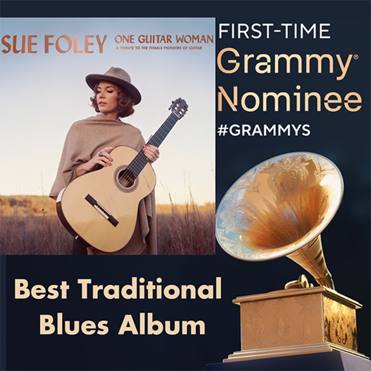 SUE FOLEY RECEIVES GRAMMY® AWARD NOMINATION