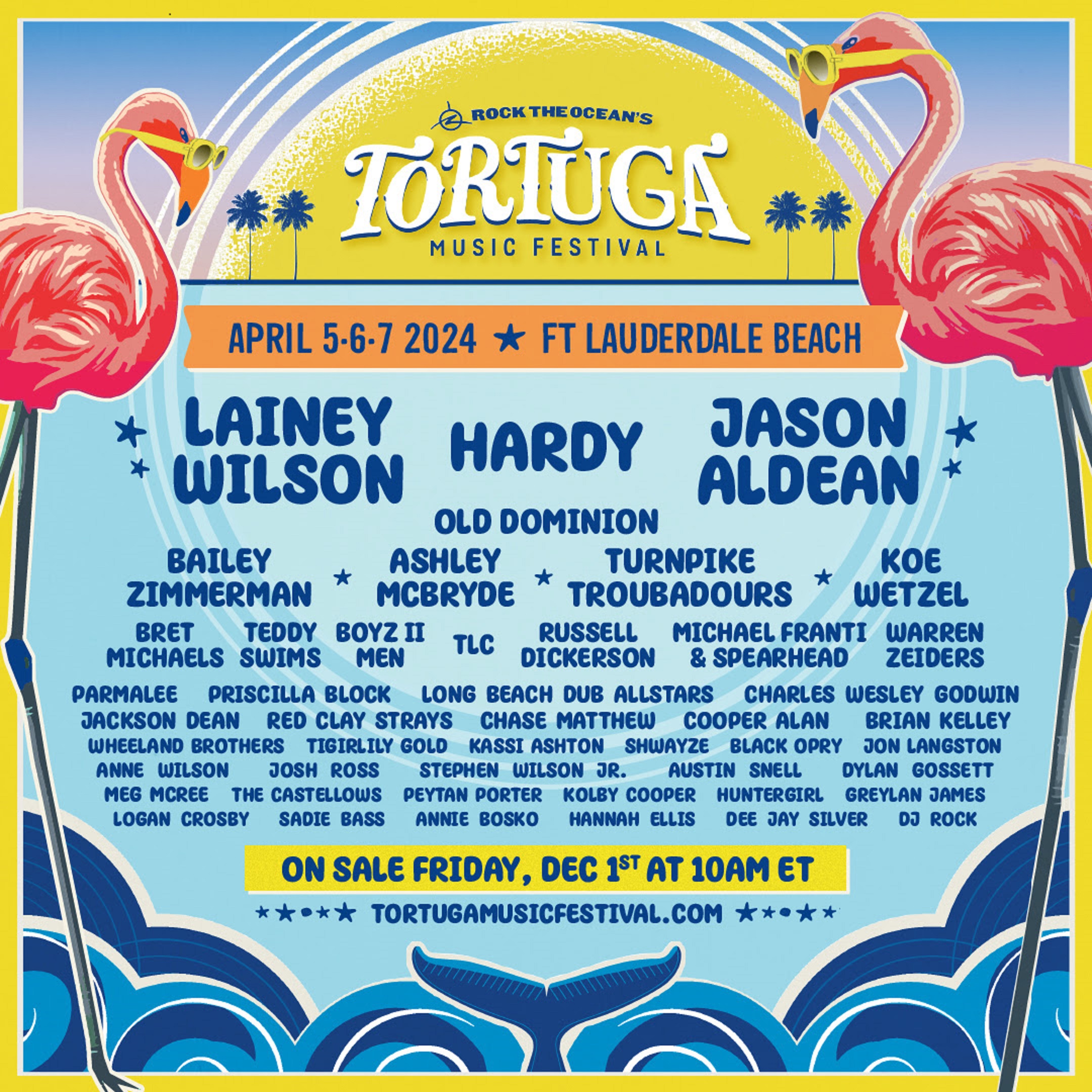 Tortuga Music Festival Announces 2024 Lineup