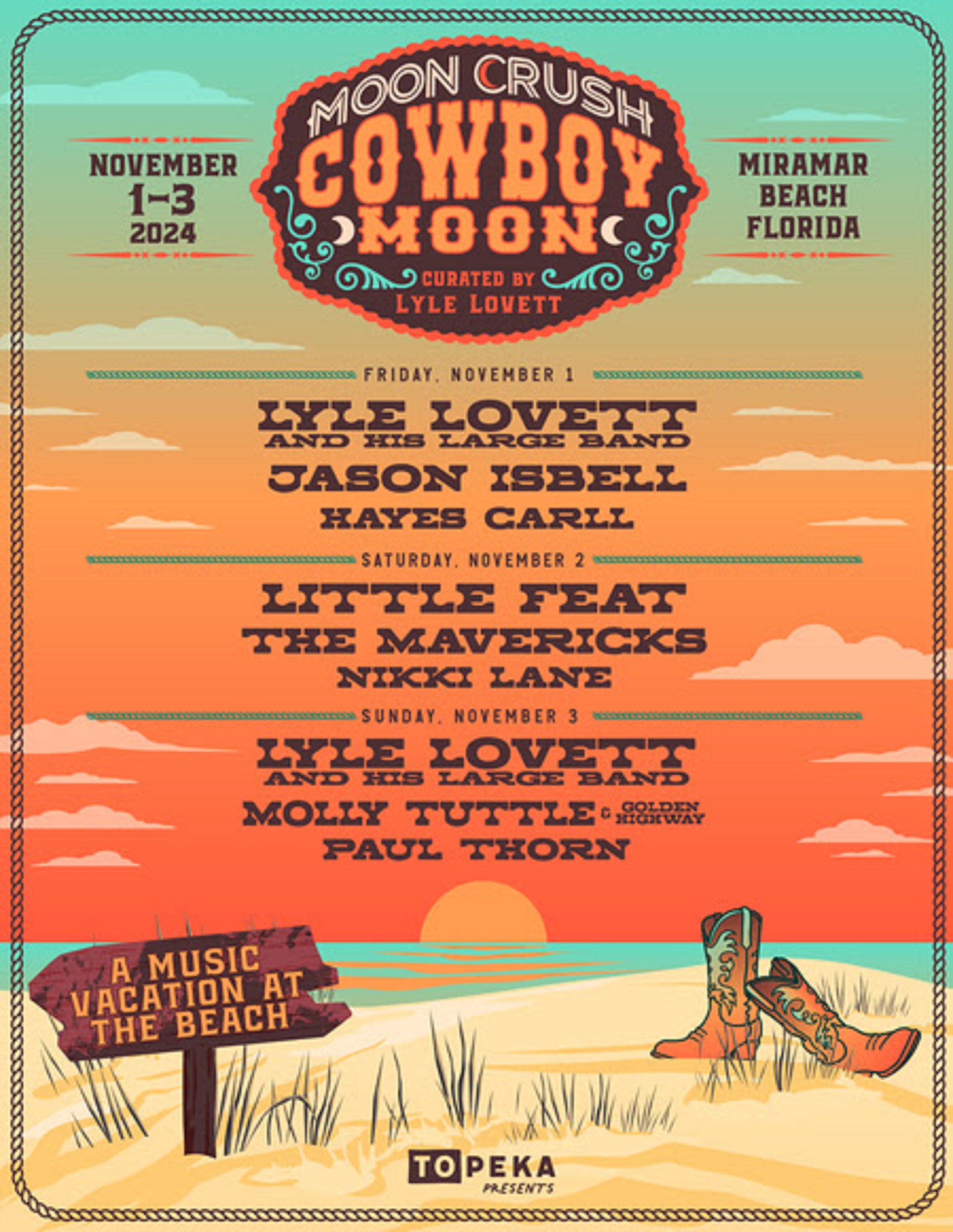 Moon Crush: Cowboy Moon ft. Lyle Lovett, Little Feat, Molly Tuttle, Jason Isbell and more!