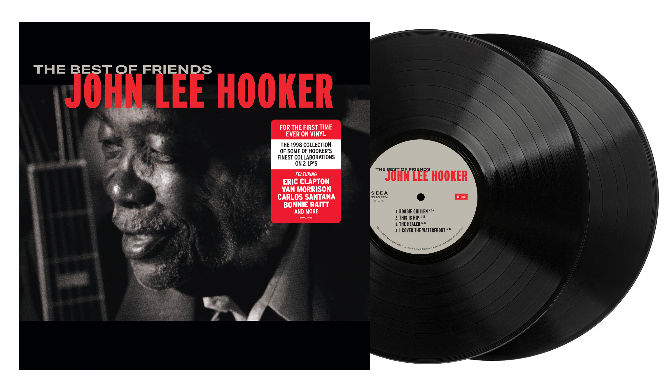 BMG to Reissue JOHN LEE HOOKER'S 'The Best Of Friends' ~ Available on Vinyl for the First Time EVER!