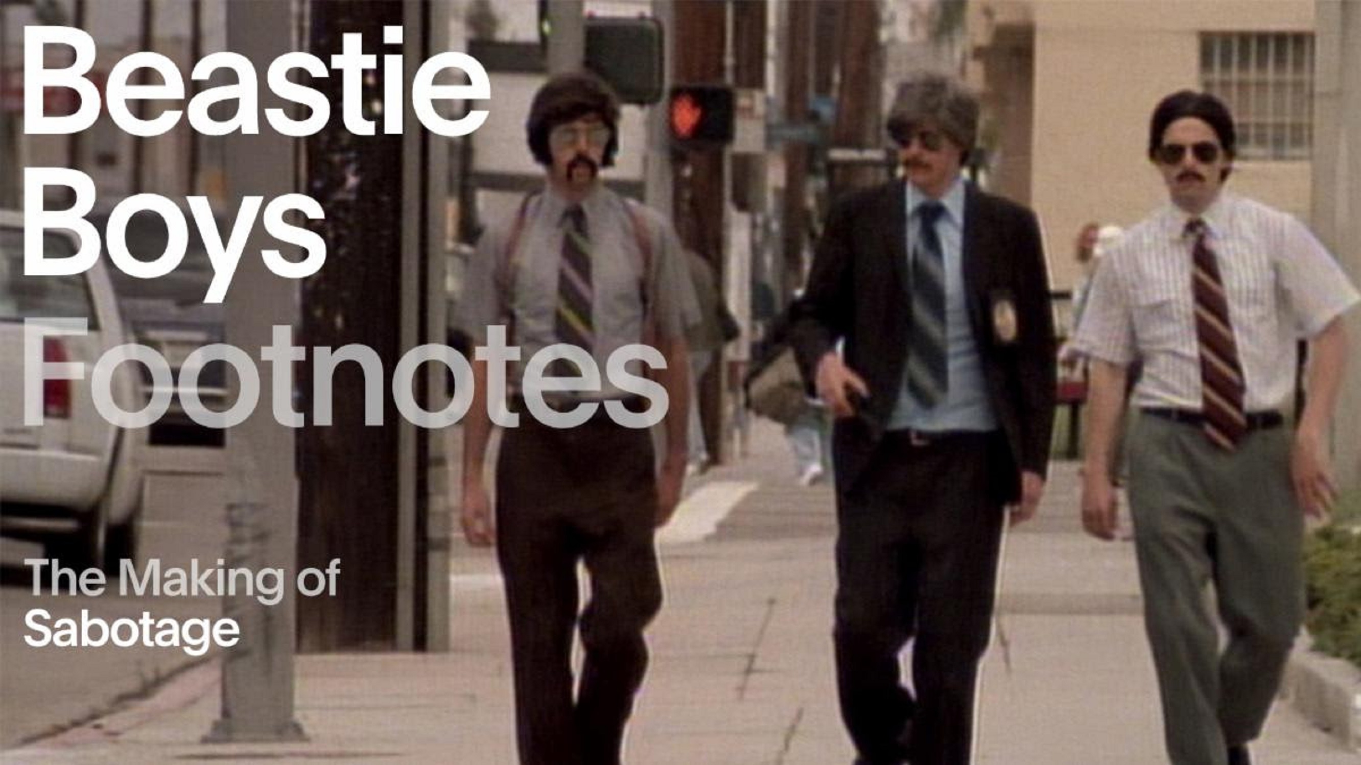 Beastie Boys behind-the-scenes of "Sabotage”