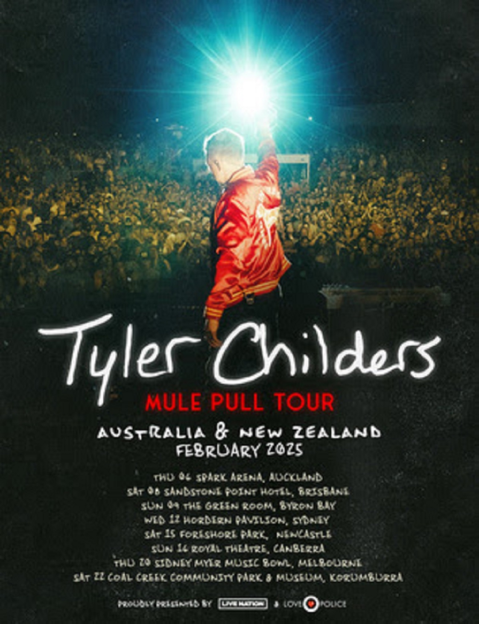Tyler Childers confirms 2025 headline tour in Australia and New Zealand