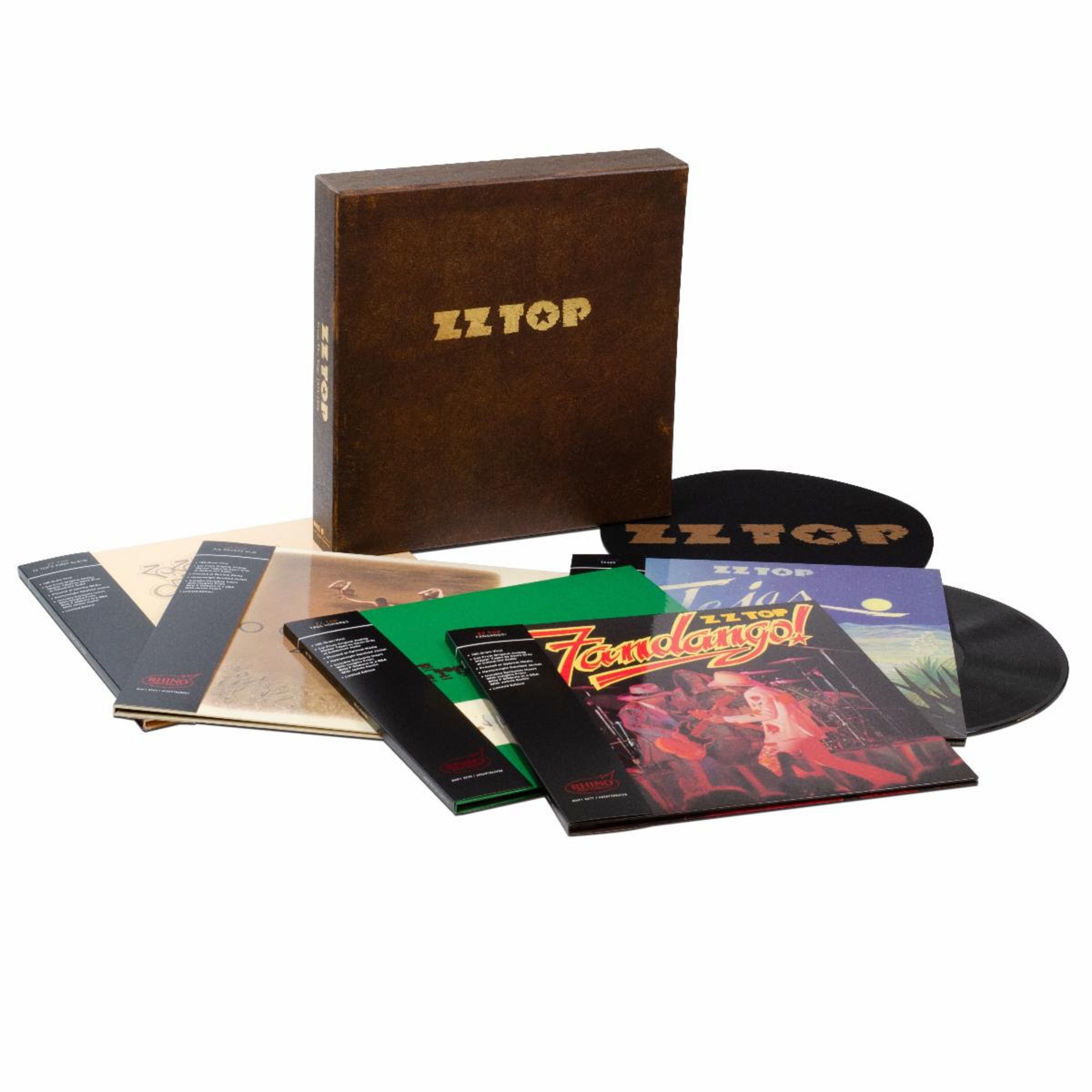 ZZ Top's 'From The Top: 1971-1976' Now Rhino Hi-Fi's First-Ever 5LP Boxed Set