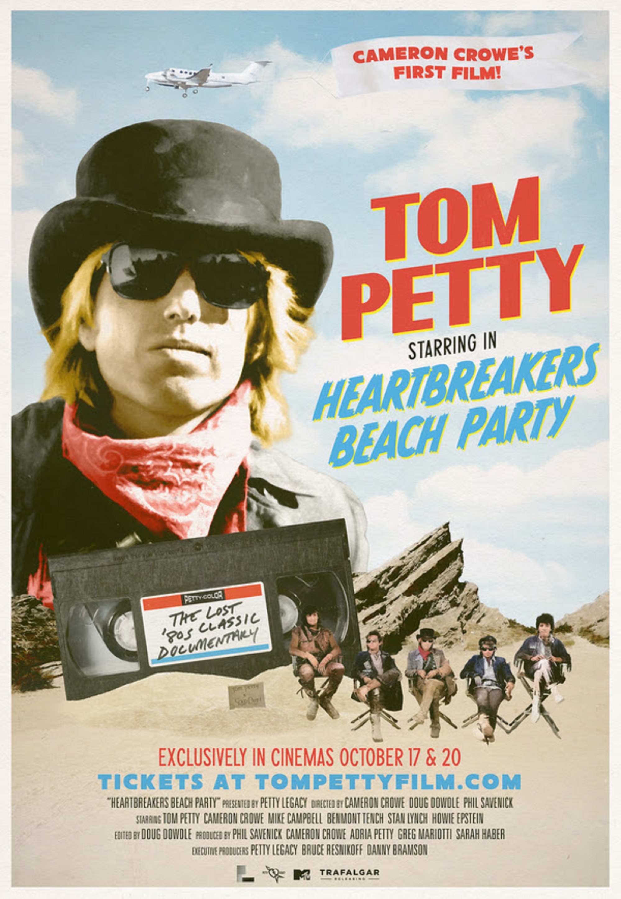 Cameron Crowe's directorial debut Tom Petty: Heartbreakers Beach Party in cinemas for the first time October 17 & 20