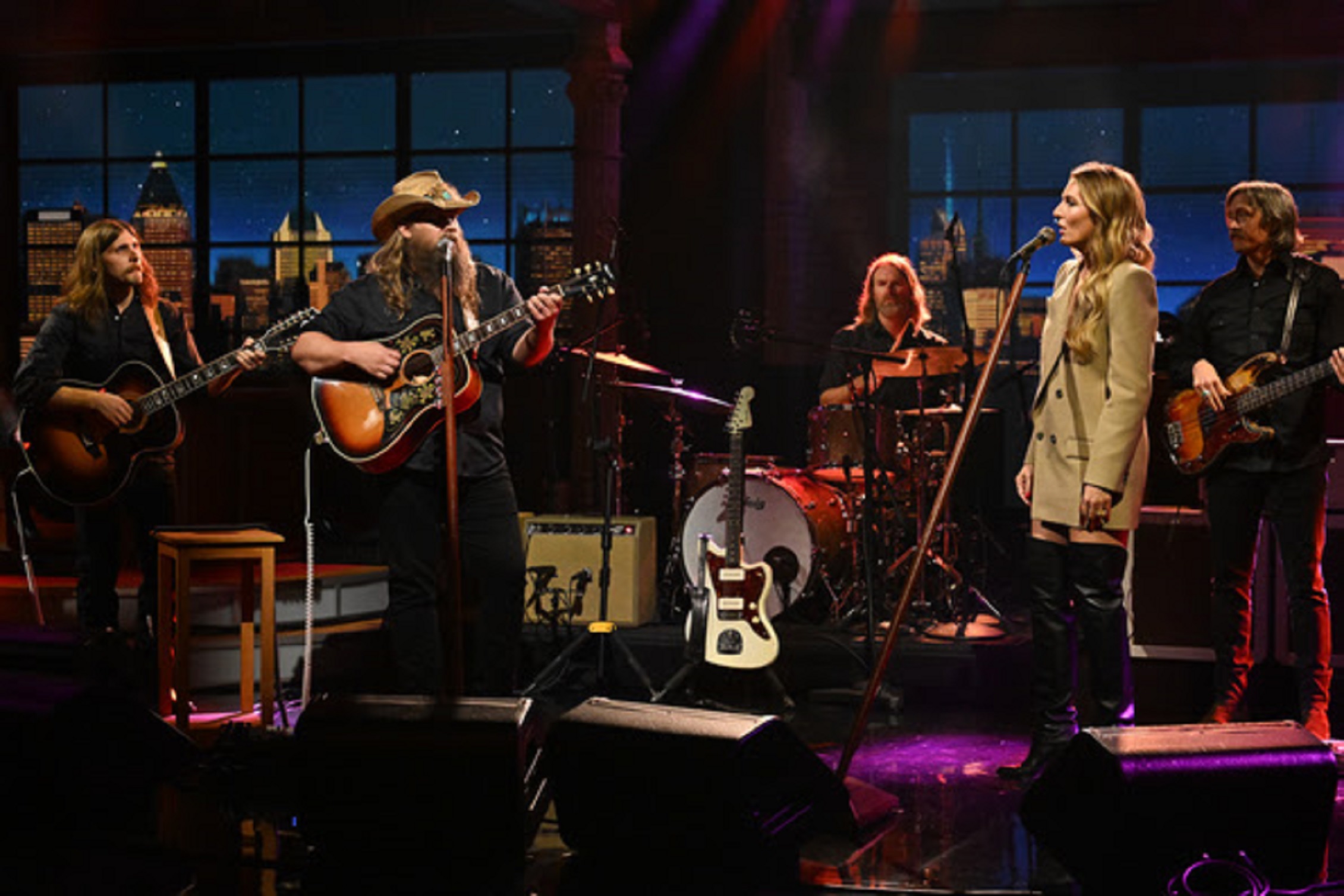 Chris Stapleton performs as part of NBC’s “TODAY Show” Citi Concert Series, featured on “The Late Show with Stephen Colbert”