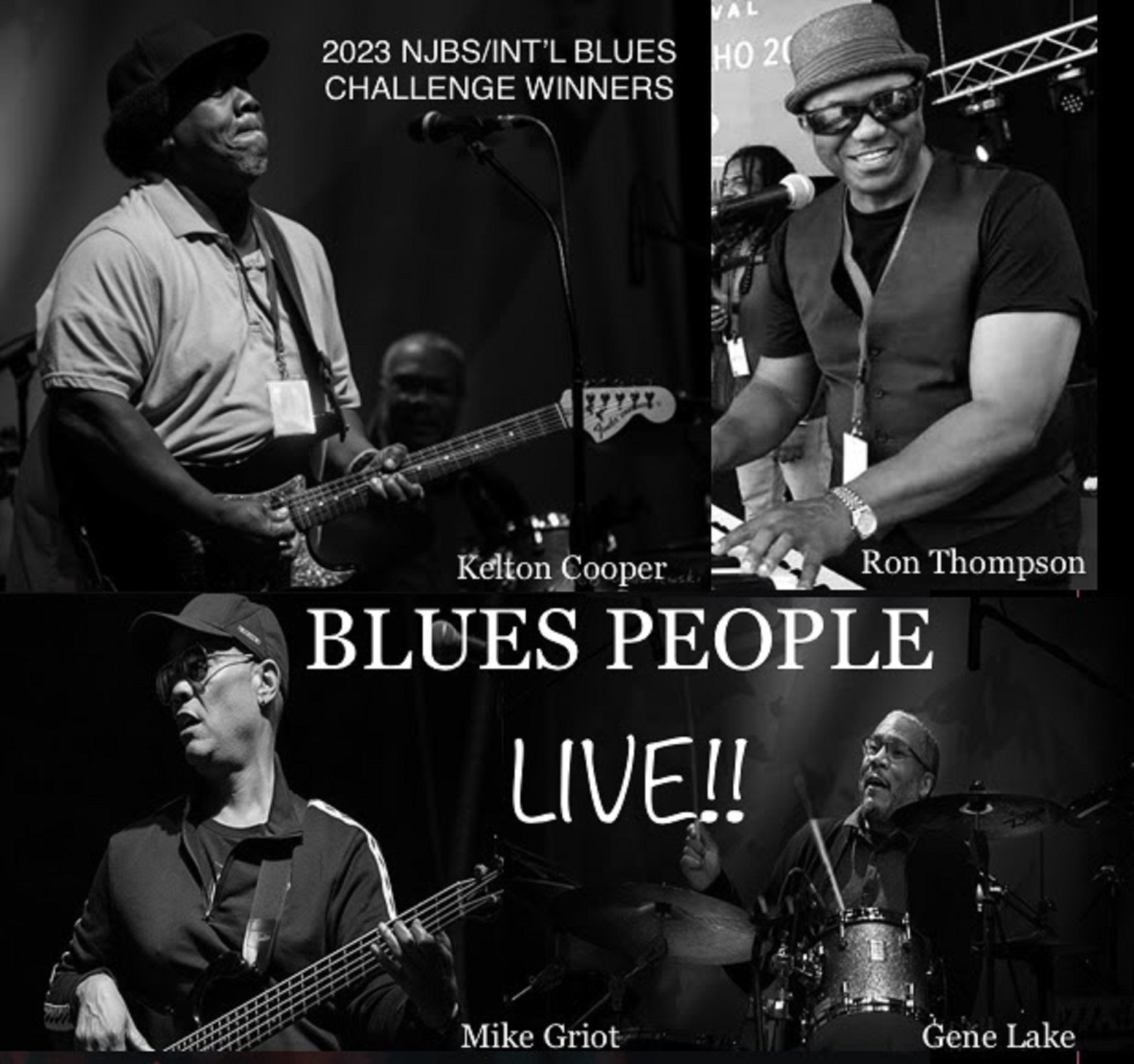 BLUES People, North Jersey Blues Society International Blues Challenge Winners, Headline Fundraiser Concert at Crossroads in Garwood on October 13