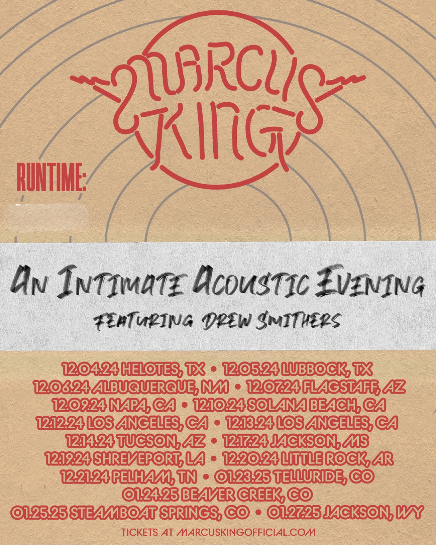 Marcus King announces acoustic tour dates and releases new live recordings of “Hero” and “8 A.M.”