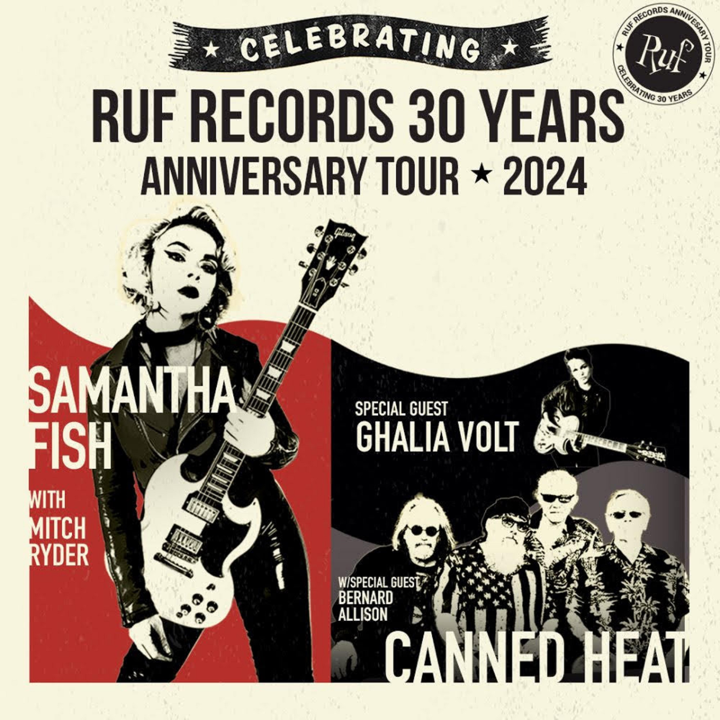 Ruf Records Celebrates 30th Anniversary with Star-Studded Blues Tour