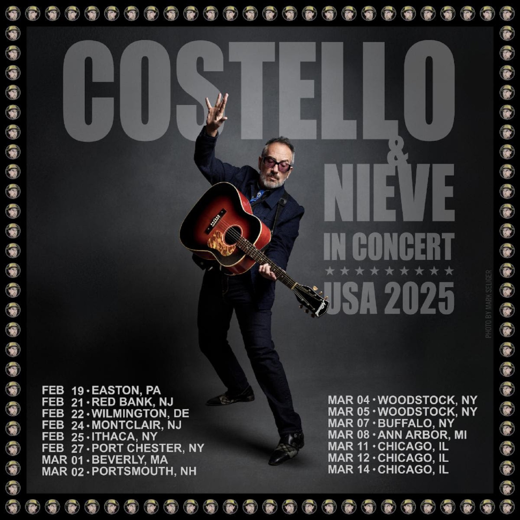 Elvis Costello & Steve Nieve announce U.S. dates in February & March 2025