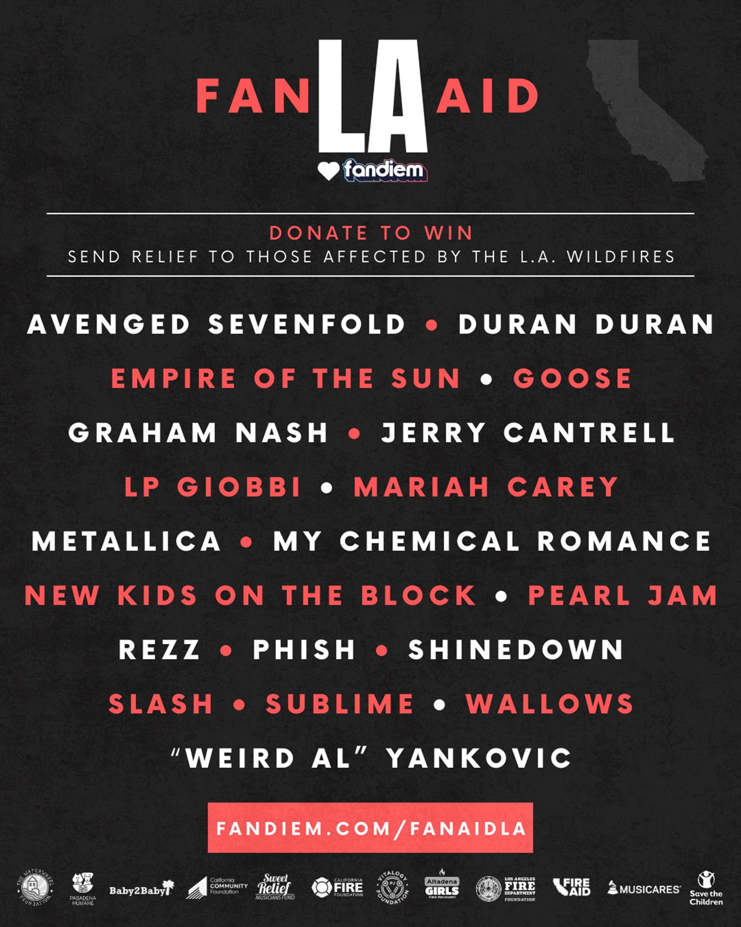 Fandiem announces FanAid LA: A star-studded fundraising initiative to support L.A. wildfire relief efforts