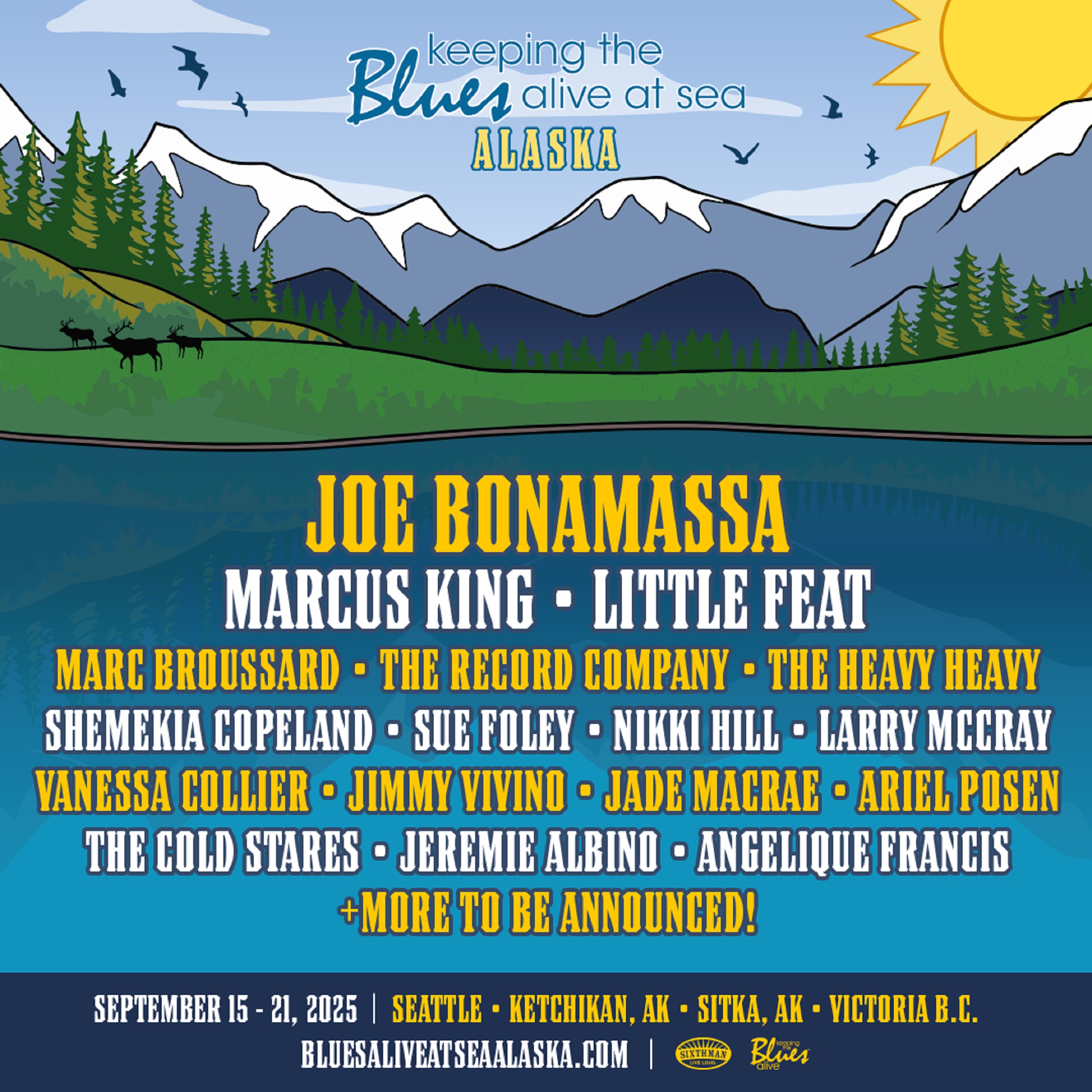 Joe Bonamassa and Sixthman Announce “Keeping The Blues Alive At Sea Alaska” Cruise