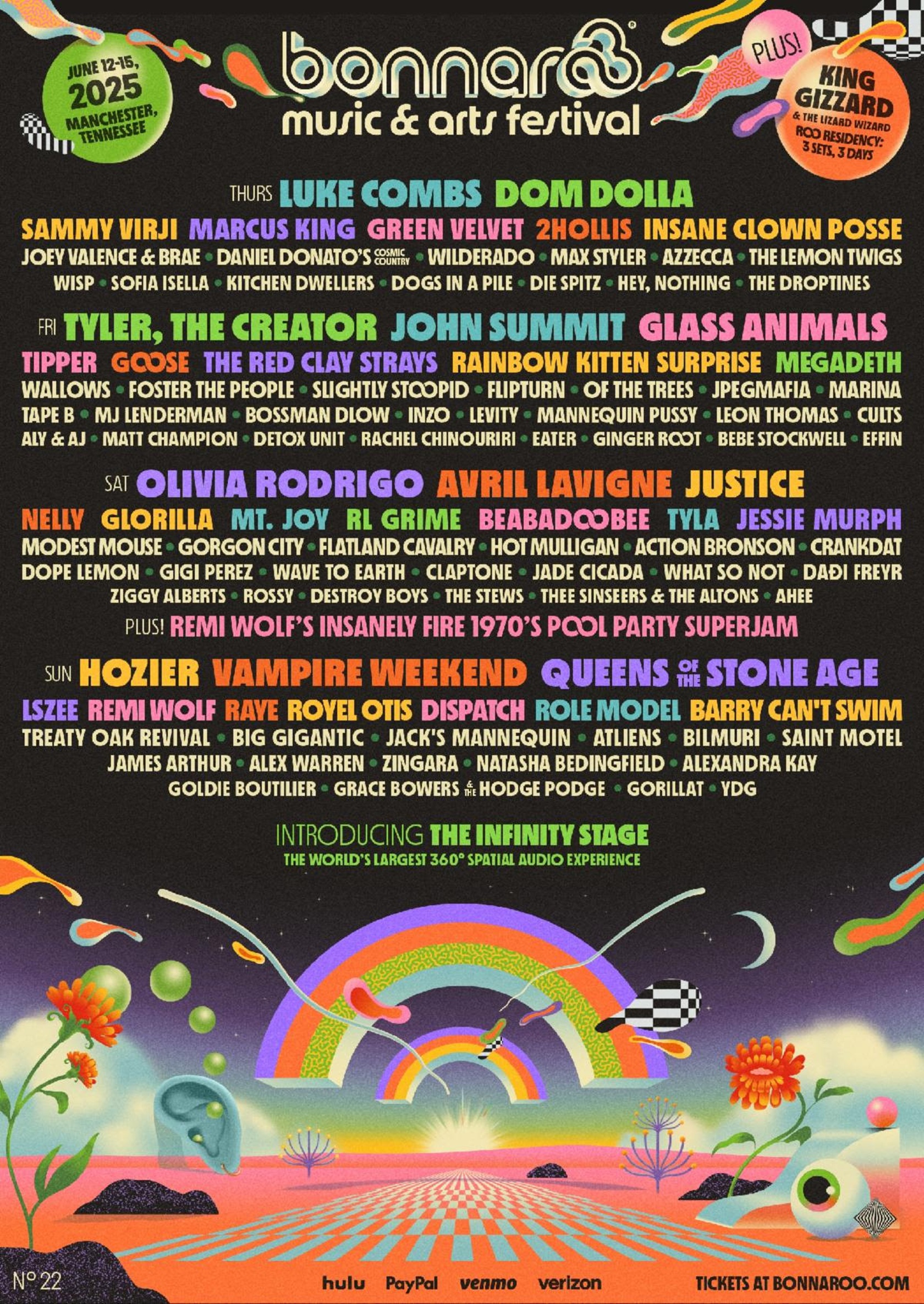 Bonnaroo Announces 2025 Lineup