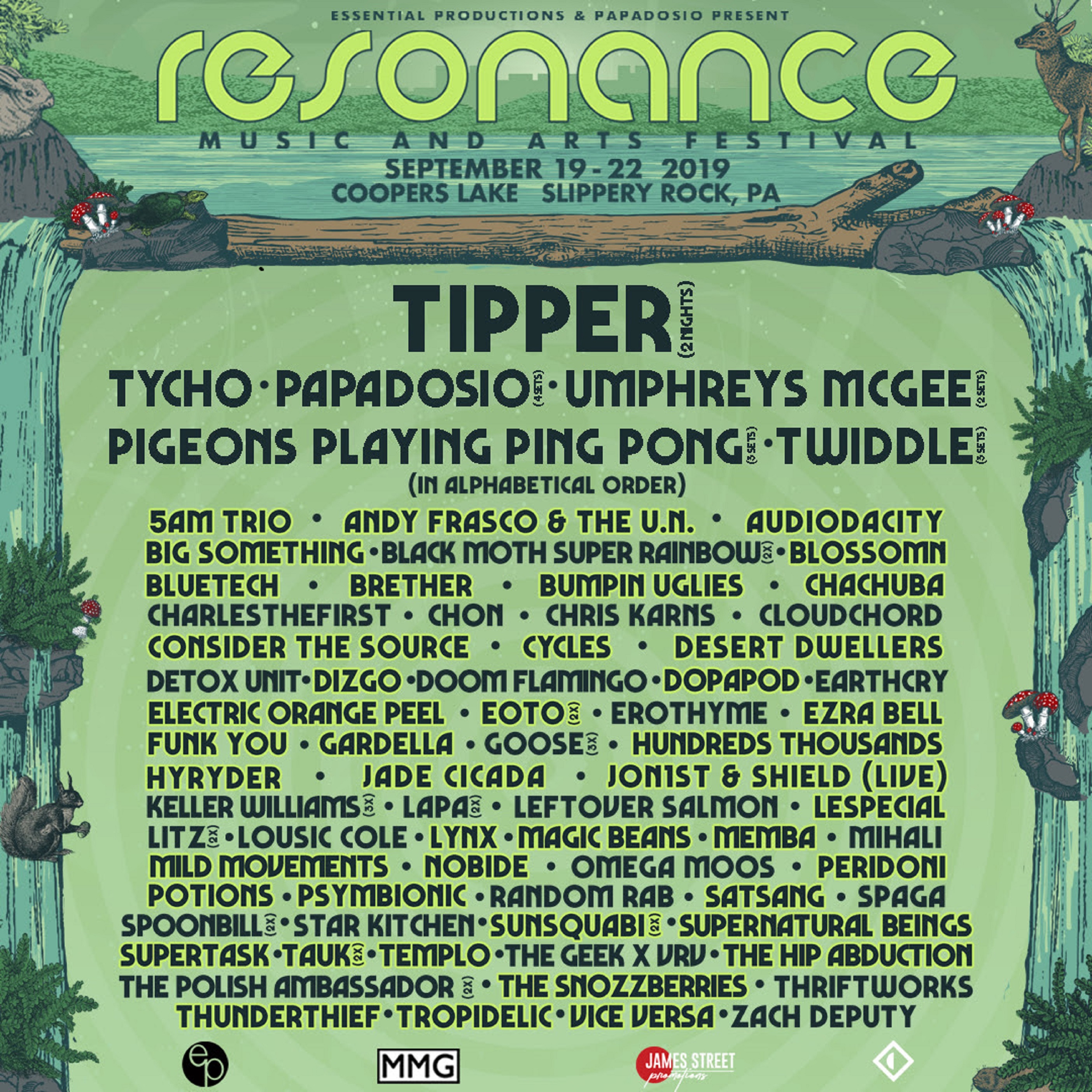Resonance Completes Lineup for Sept 2019 Festival