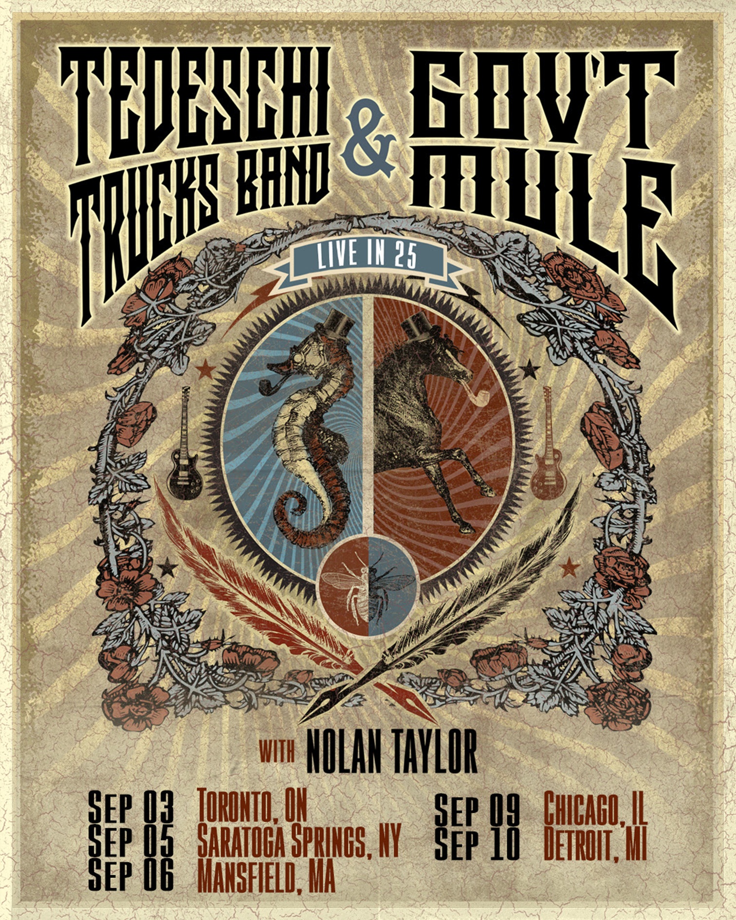 Gov’t Mule Announces Co-Headlining Dates with Tedeschi Trucks Band for September 3–10