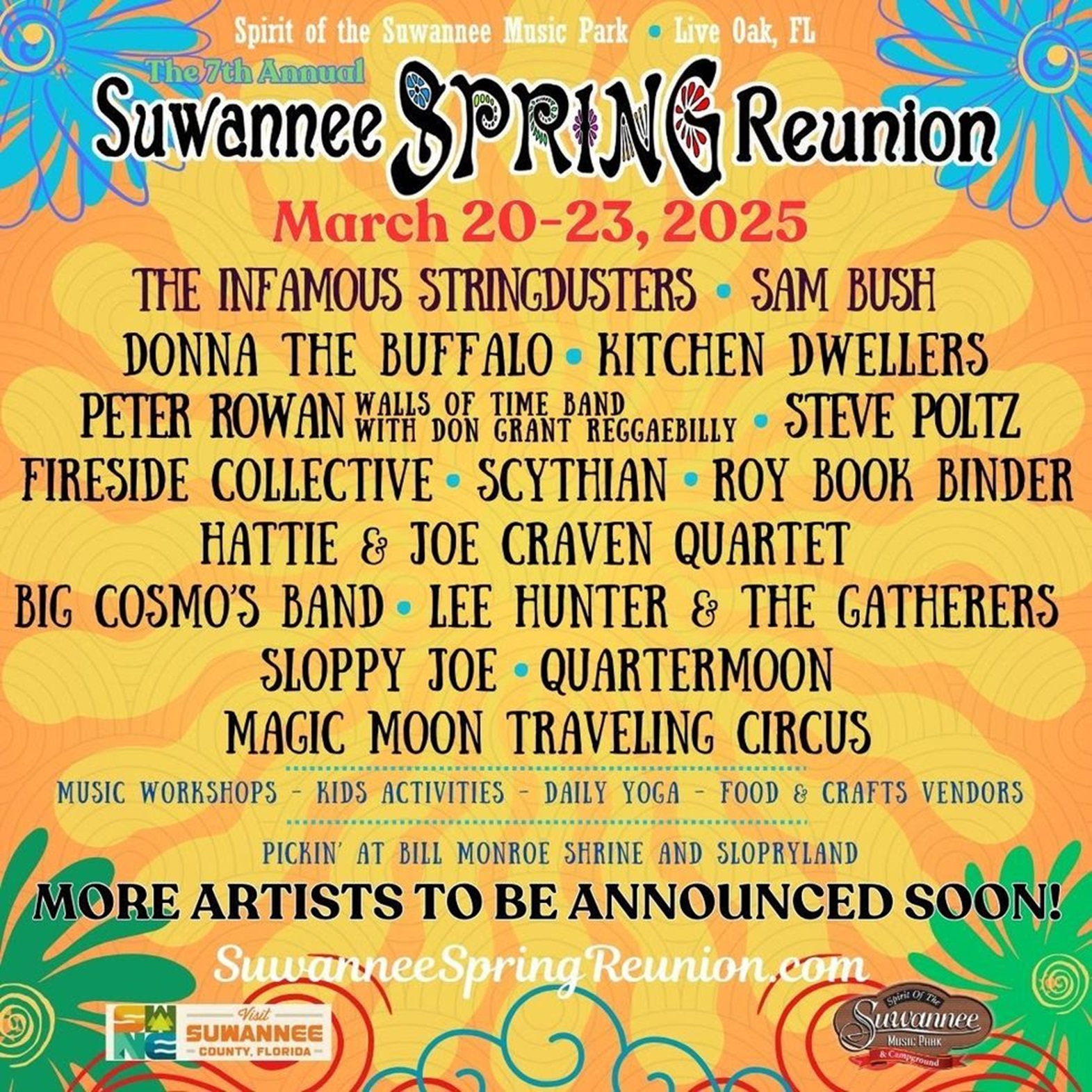 Picking, Grinning, and Springing Back! Suwannee Spring Reunion Gears Up for 2025