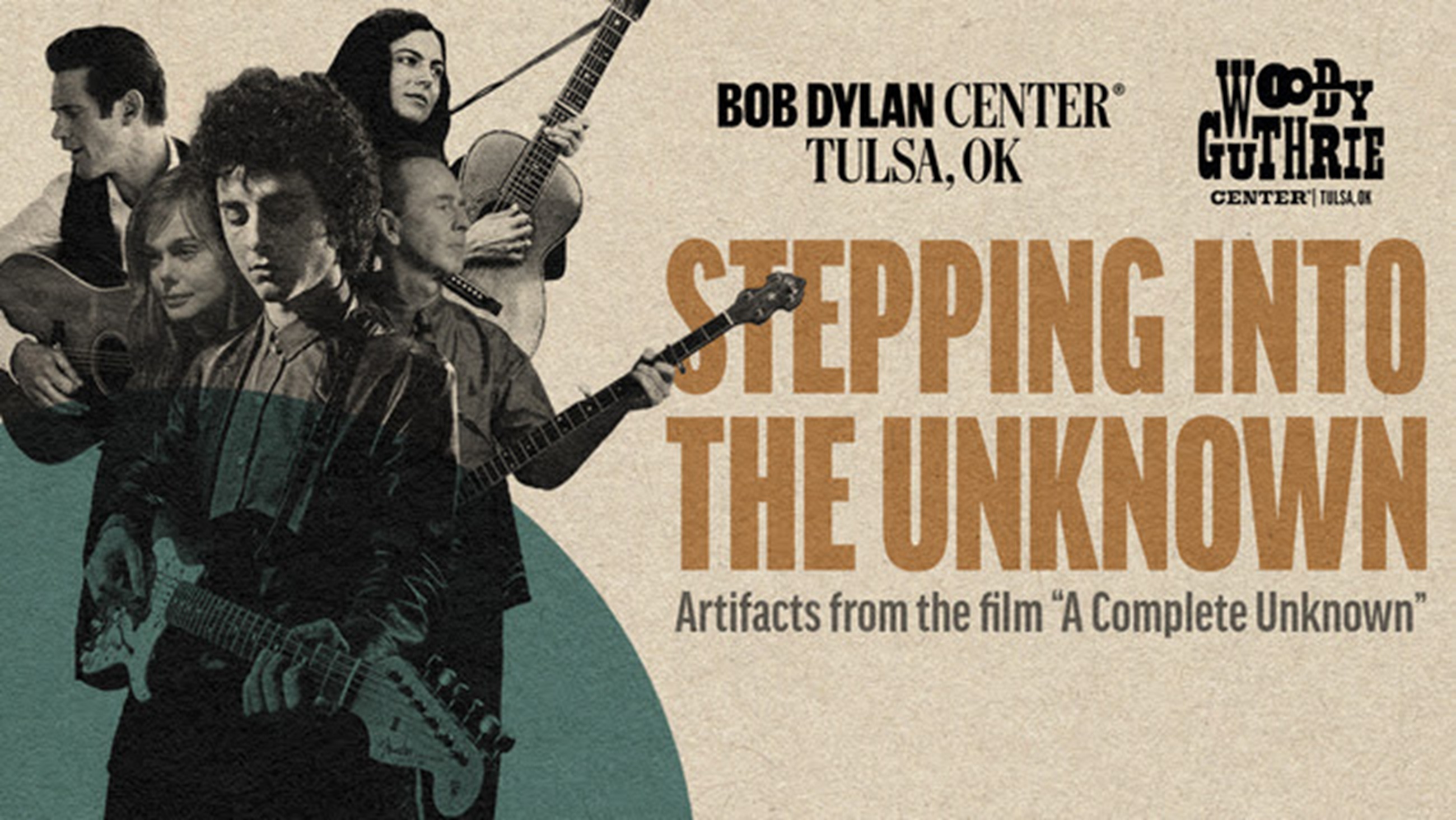 Bob Dylan Center and Woody Guthrie Center announce exhibit "Stepping Into The Unknown" with items from James Mangold's eight-time Oscar-nominated film "A Complete Unknown"